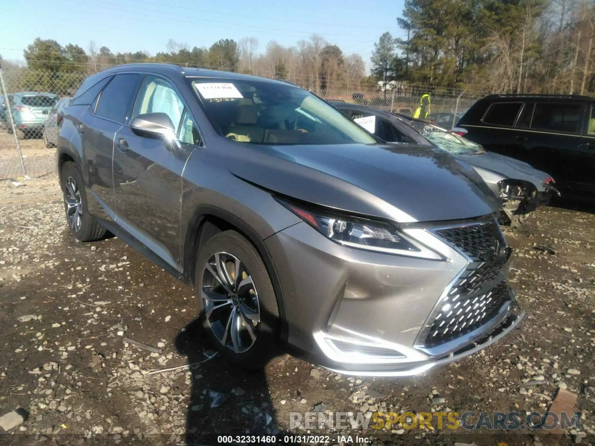 1 Photograph of a damaged car JTJHZKFA9L2025229 LEXUS RX 2020