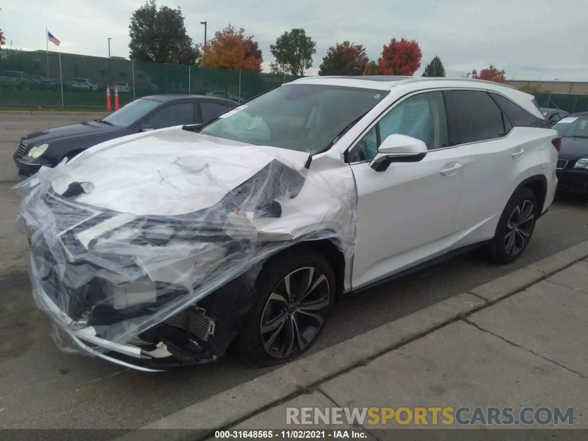 2 Photograph of a damaged car JTJHZKFA9L2027336 LEXUS RX 2020