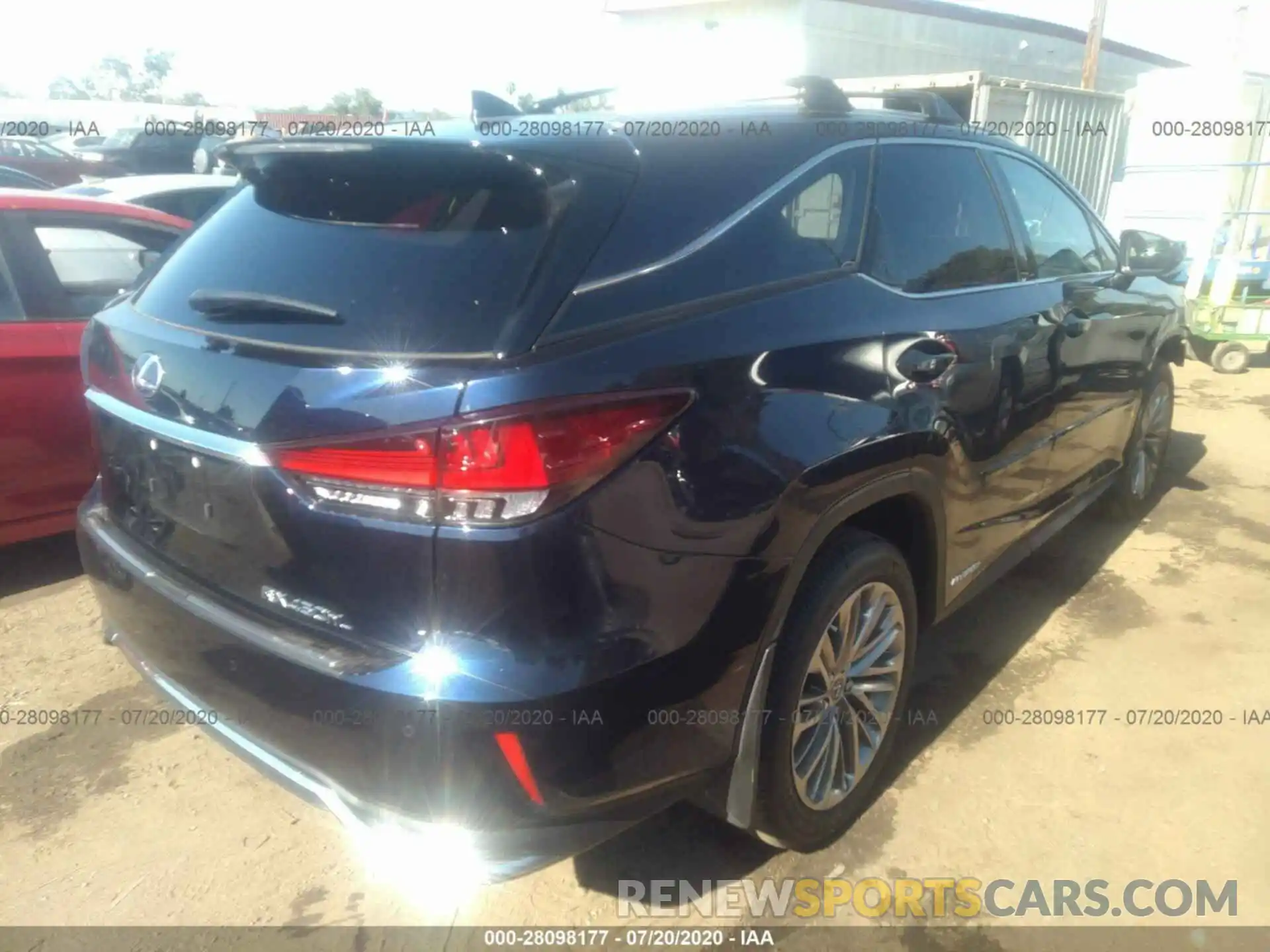 4 Фотография поврежденного автомобиля JTJJGKFA7L2009201 LEXUS RX 2020