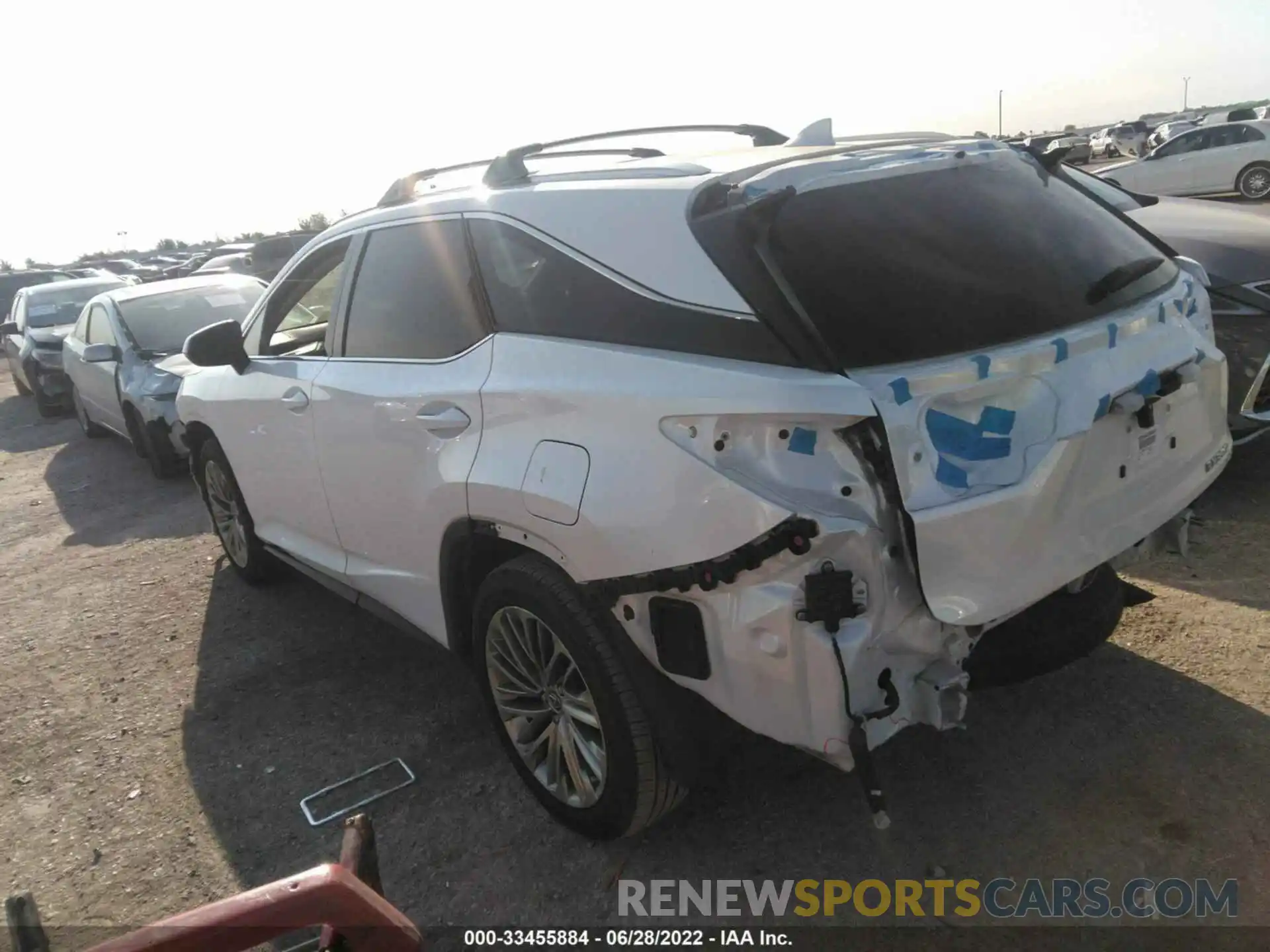 3 Photograph of a damaged car JTJJZKEA7L2016712 LEXUS RX 2020