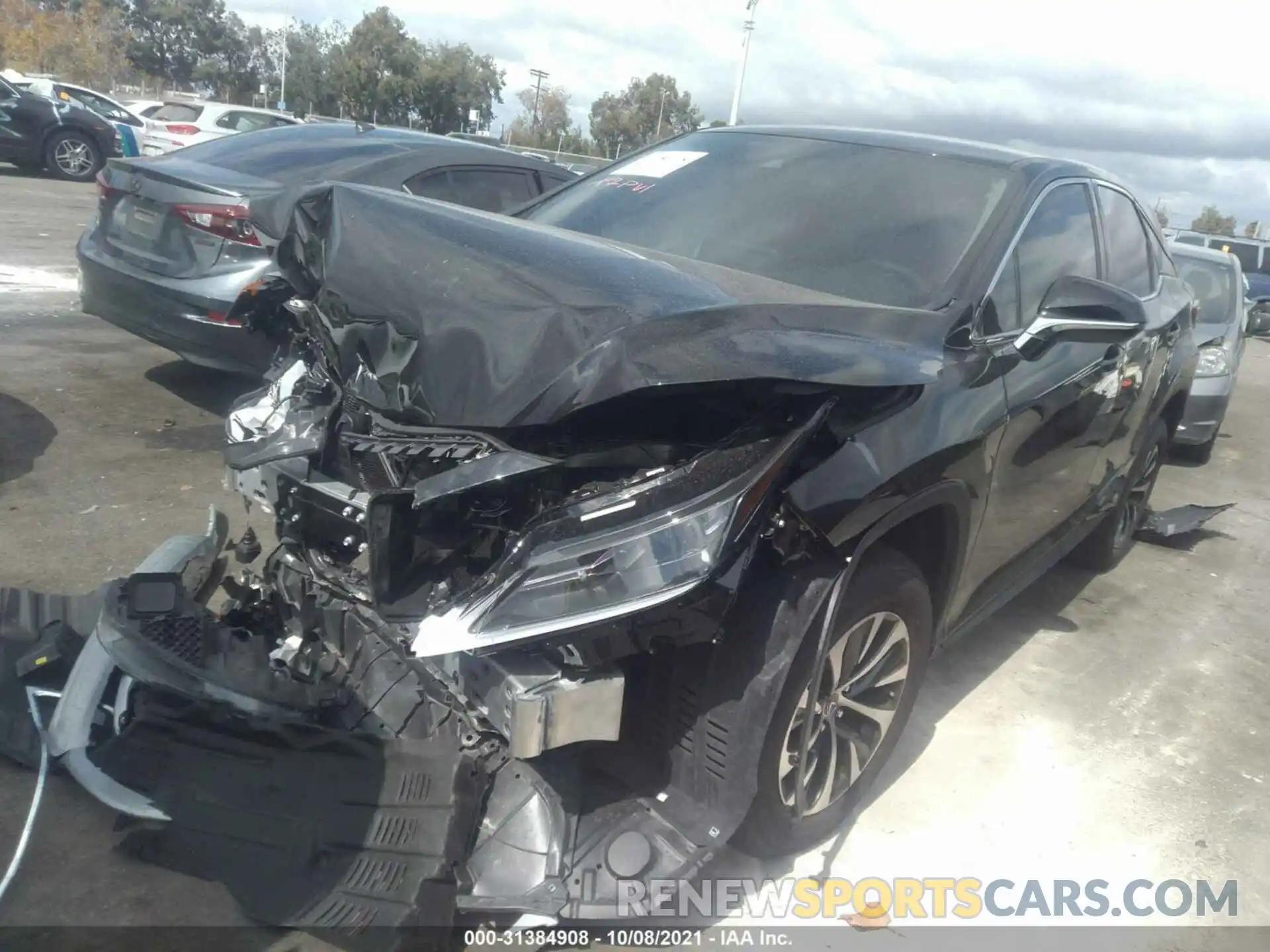 2 Photograph of a damaged car 2T2AZMAA1MC211918 LEXUS RX 2021