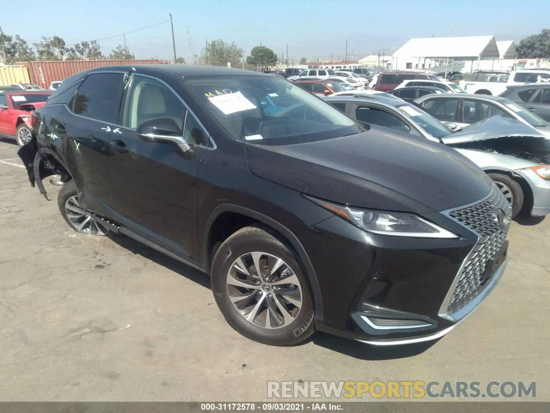 1 Фотография поврежденного автомобиля 2T2AZMAA2MC214455 LEXUS RX 2021