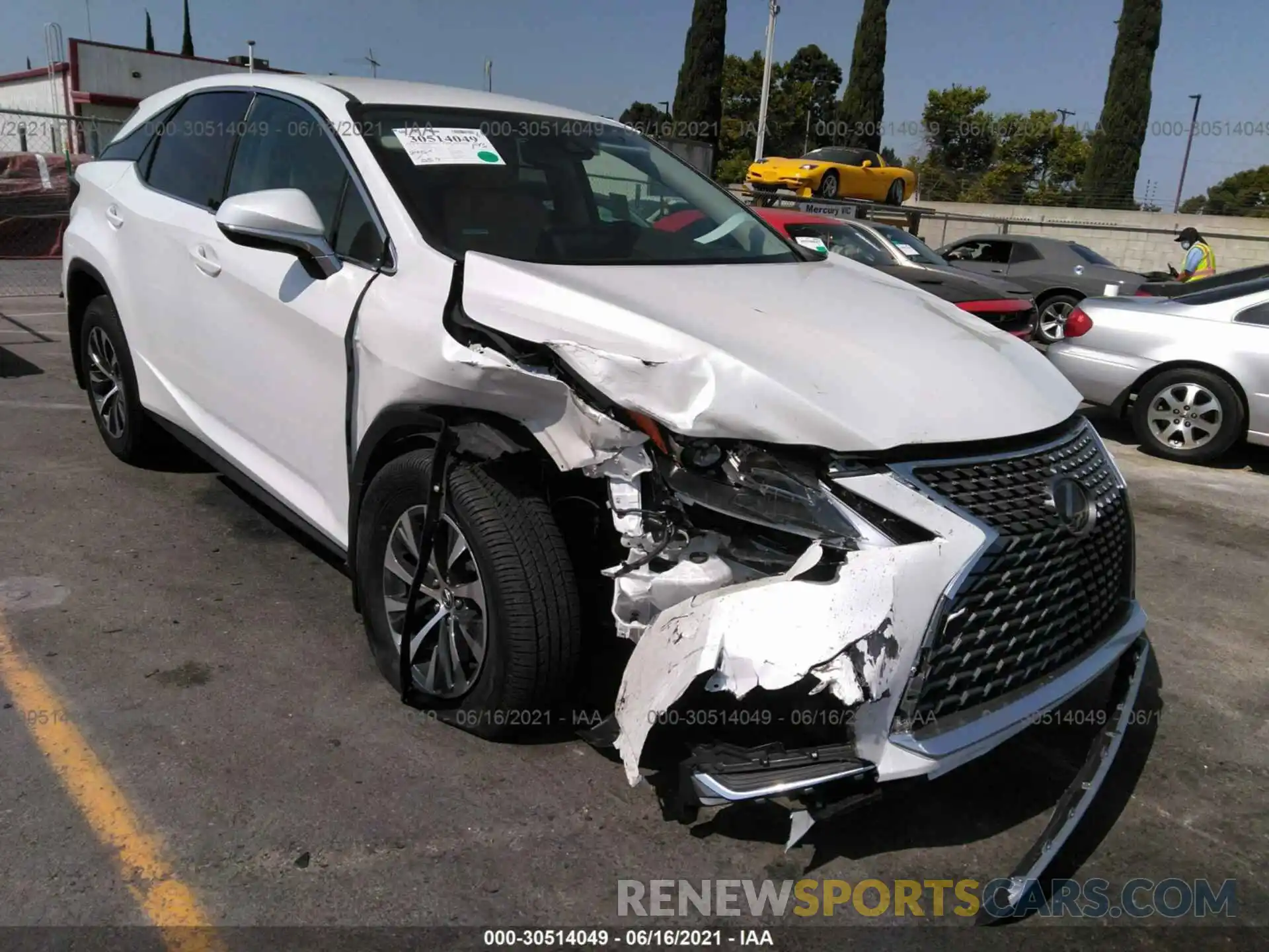 1 Photograph of a damaged car 2T2AZMAA3MC208423 LEXUS RX 2021