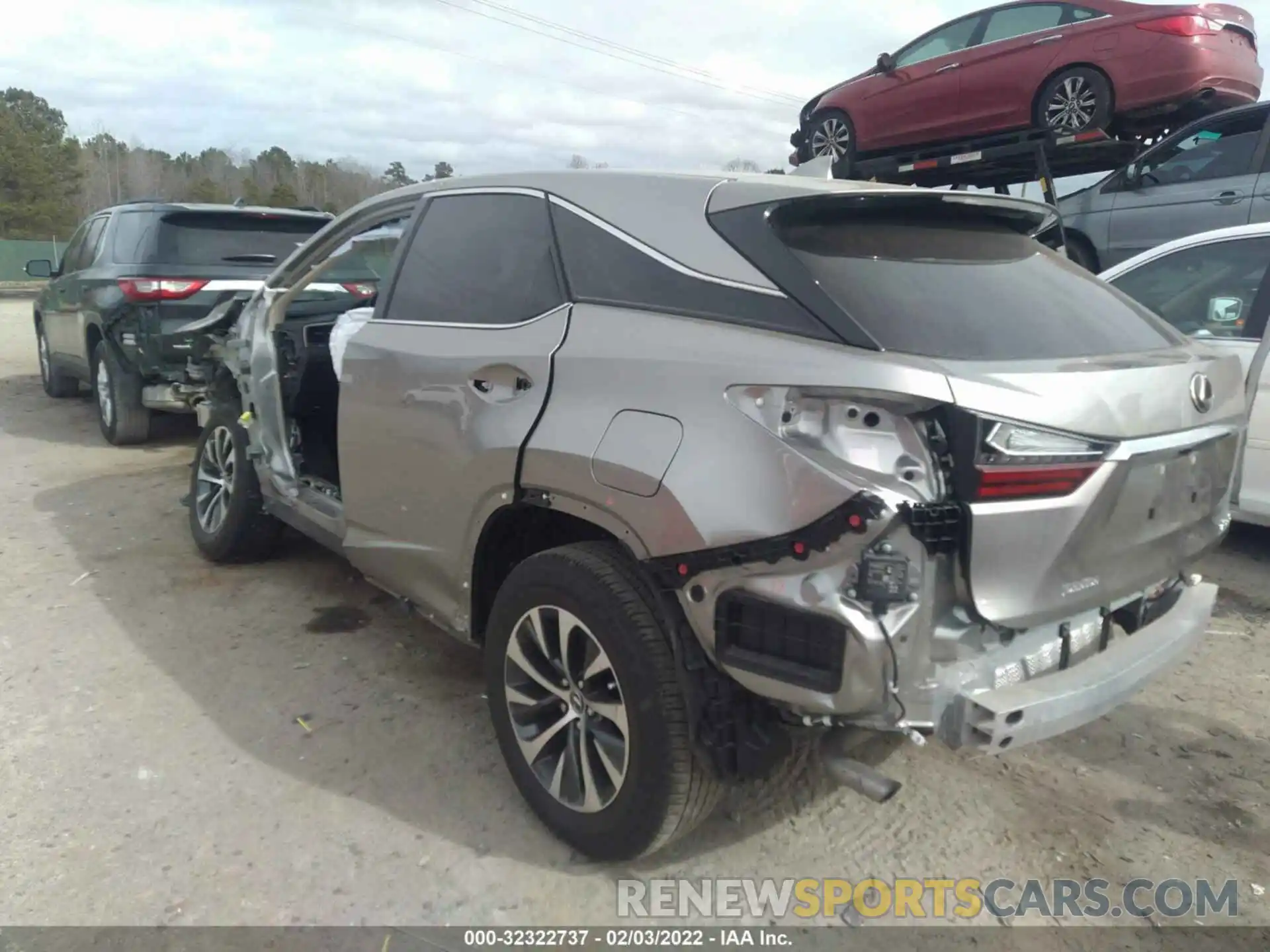 3 Фотография поврежденного автомобиля 2T2AZMAA4MC187436 LEXUS RX 2021