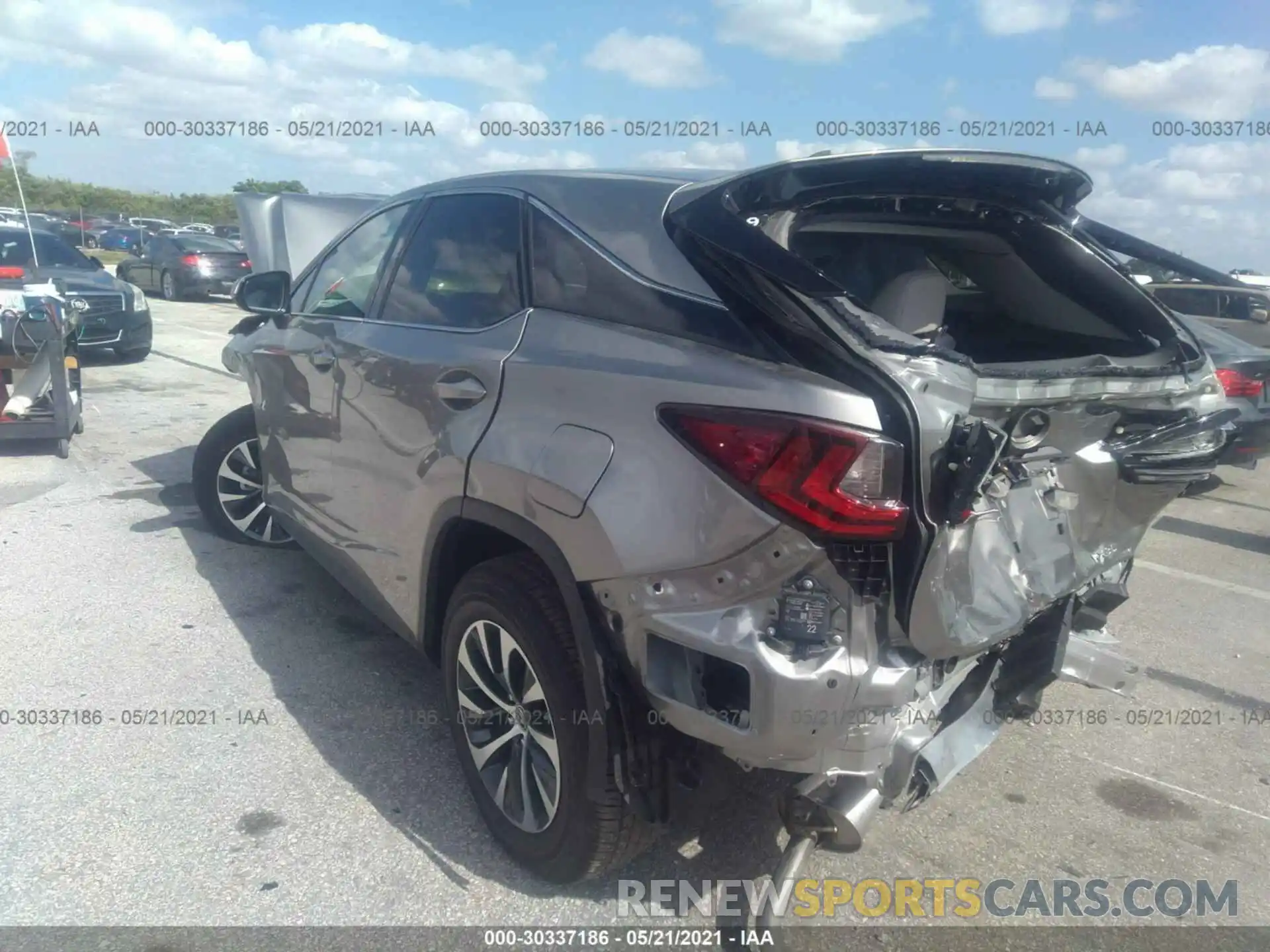 3 Photograph of a damaged car 2T2AZMAA5MC194038 LEXUS RX 2021