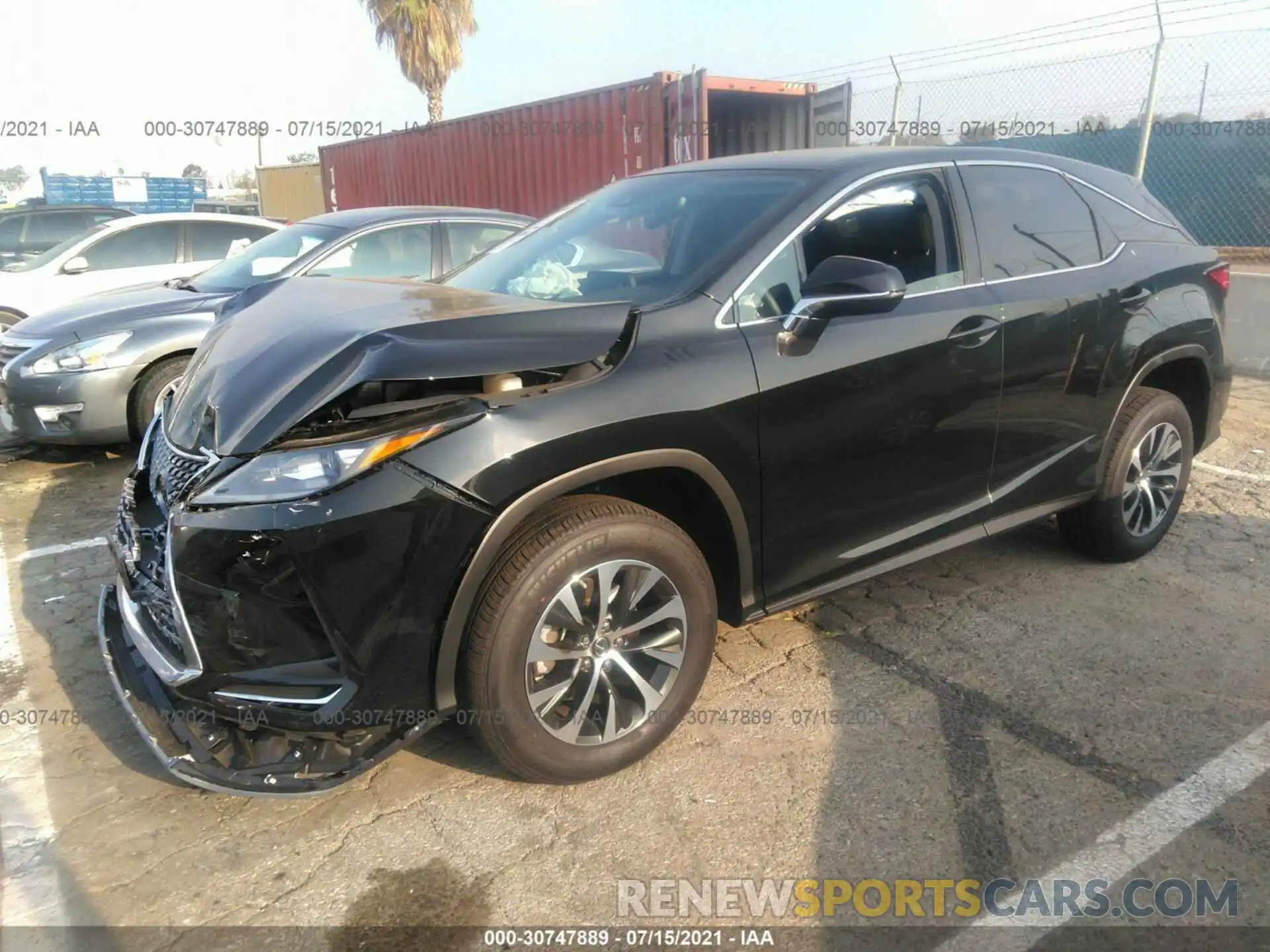 2 Photograph of a damaged car 2T2AZMAAXMC204031 LEXUS RX 2021