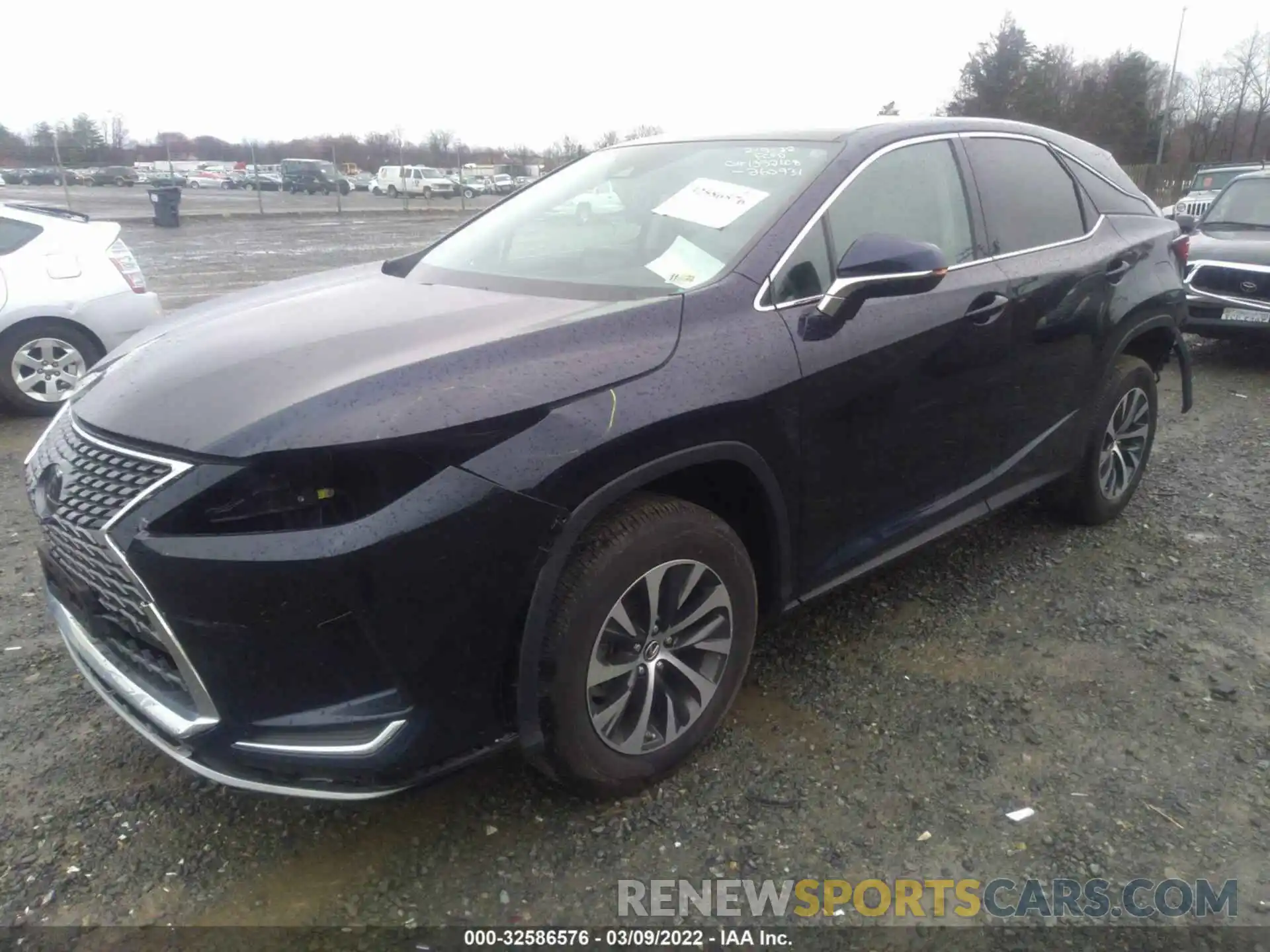 2 Photograph of a damaged car 2T2AZMDA2MC260931 LEXUS RX 2021