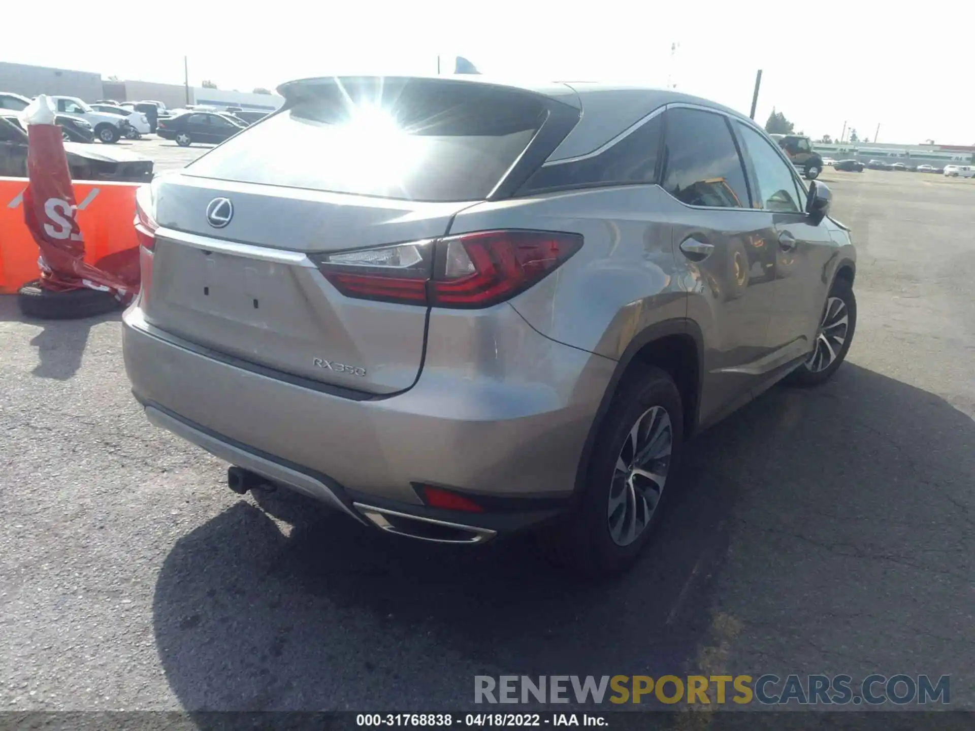 4 Photograph of a damaged car 2T2AZMDA2MC286073 LEXUS RX 2021