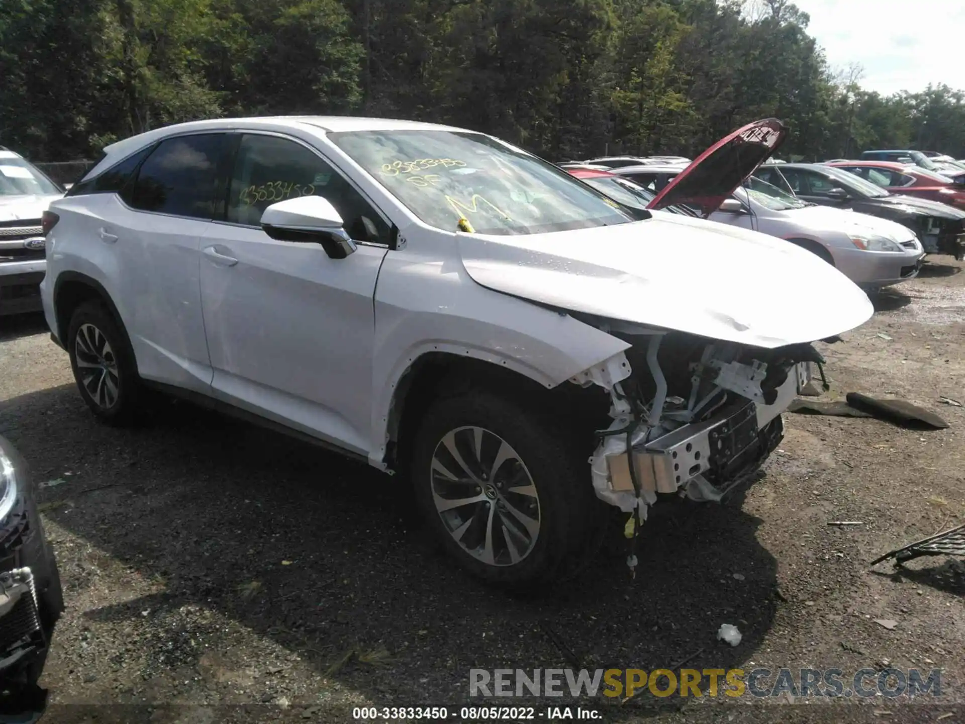 1 Photograph of a damaged car 2T2AZMDA5MC262818 LEXUS RX 2021