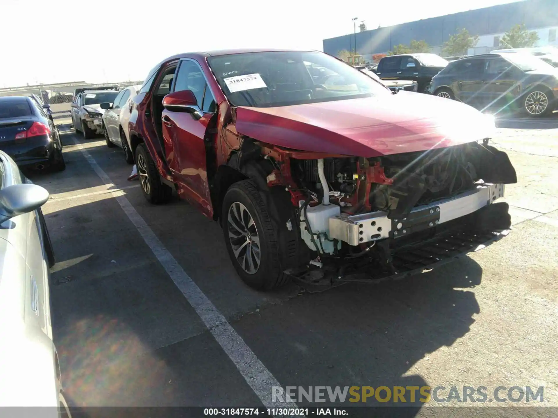 6 Photograph of a damaged car 2T2AZMDA8MC262666 LEXUS RX 2021