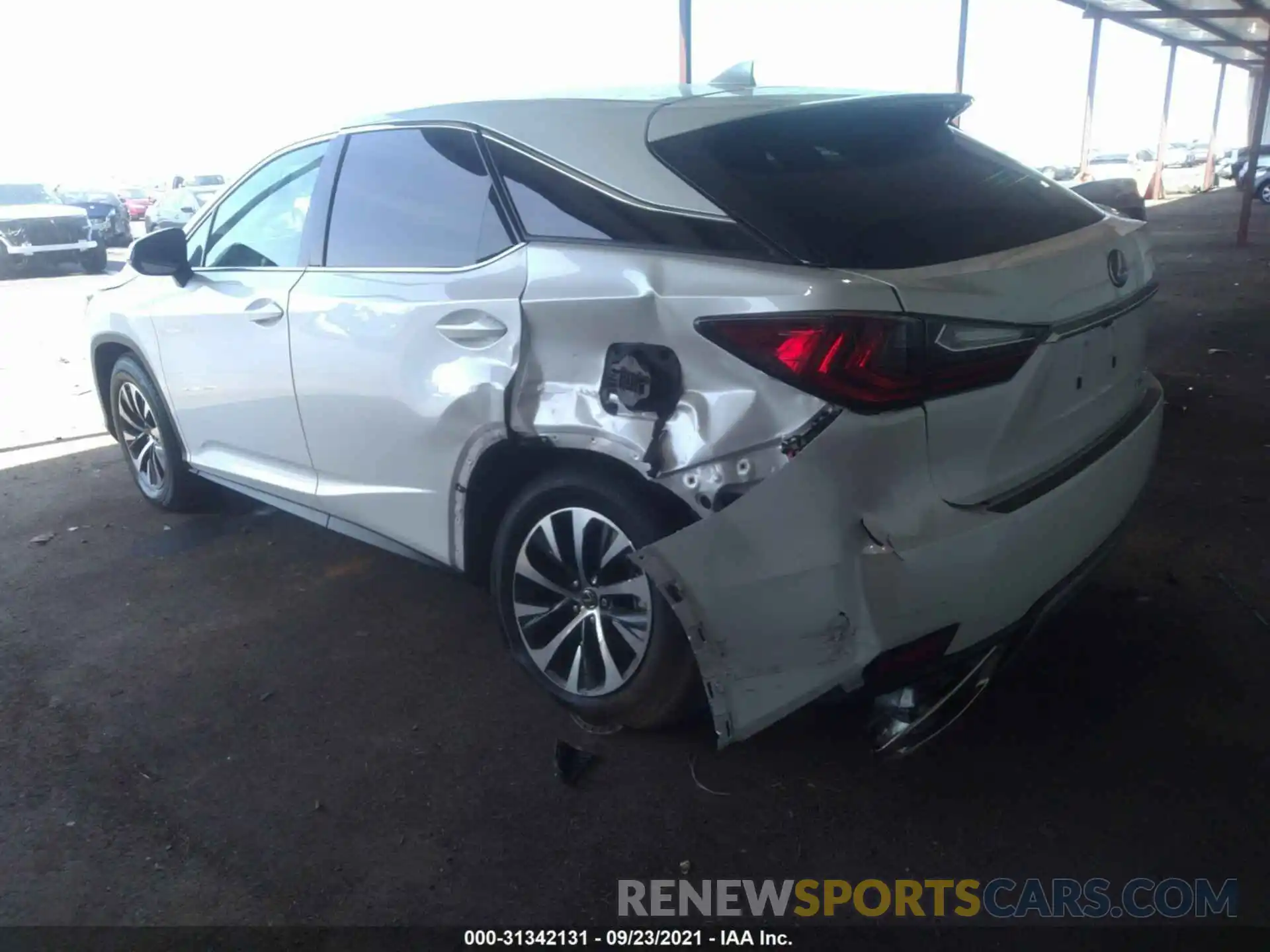 3 Photograph of a damaged car 2T2AZMDA9MC284028 LEXUS RX 2021