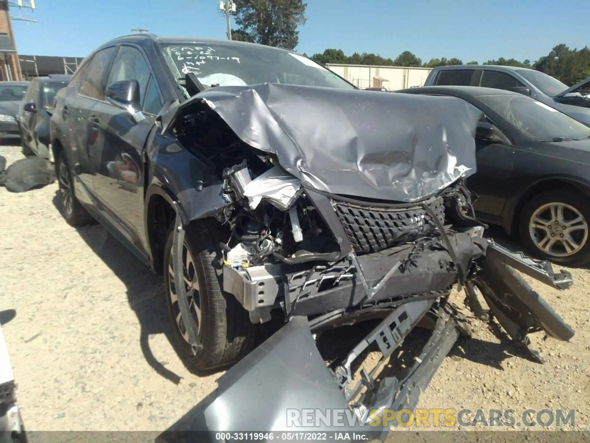 1 Photograph of a damaged car 2T2HGMDA0MC061882 LEXUS RX 2021