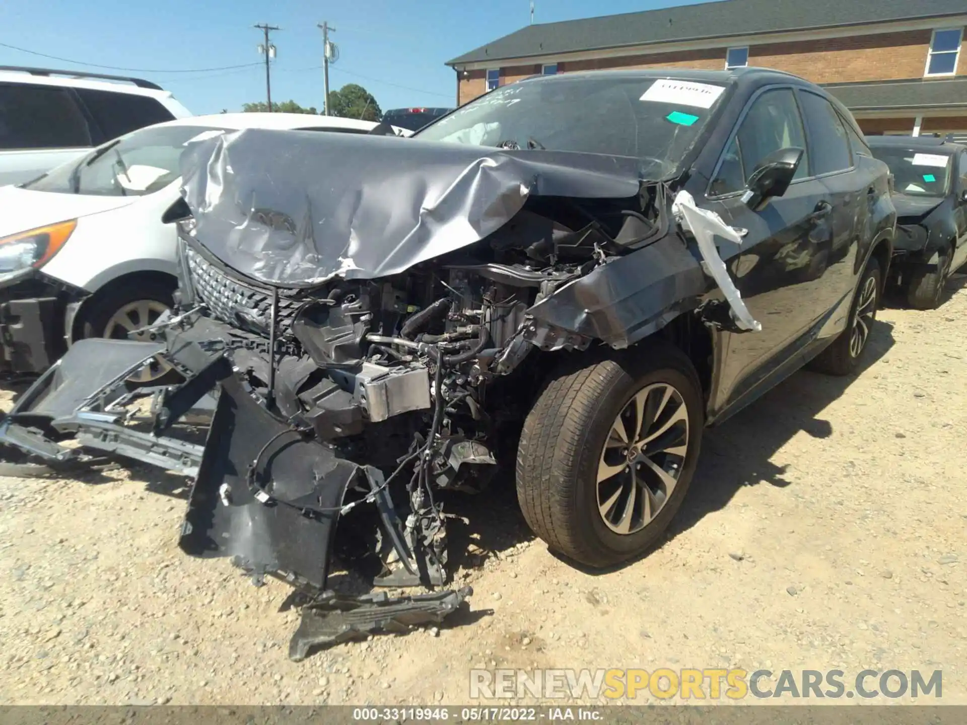 2 Photograph of a damaged car 2T2HGMDA0MC061882 LEXUS RX 2021