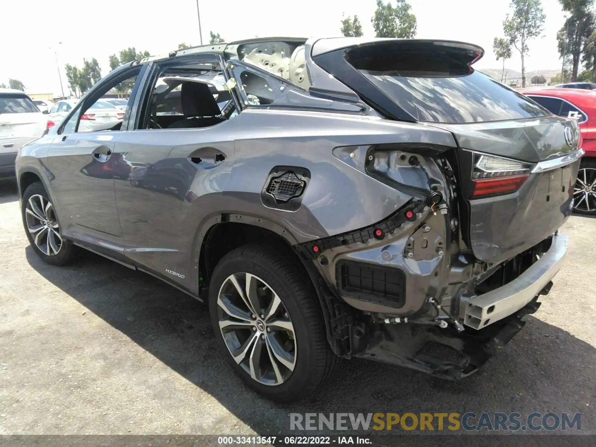 3 Photograph of a damaged car 2T2HGMDA2MC057350 LEXUS RX 2021