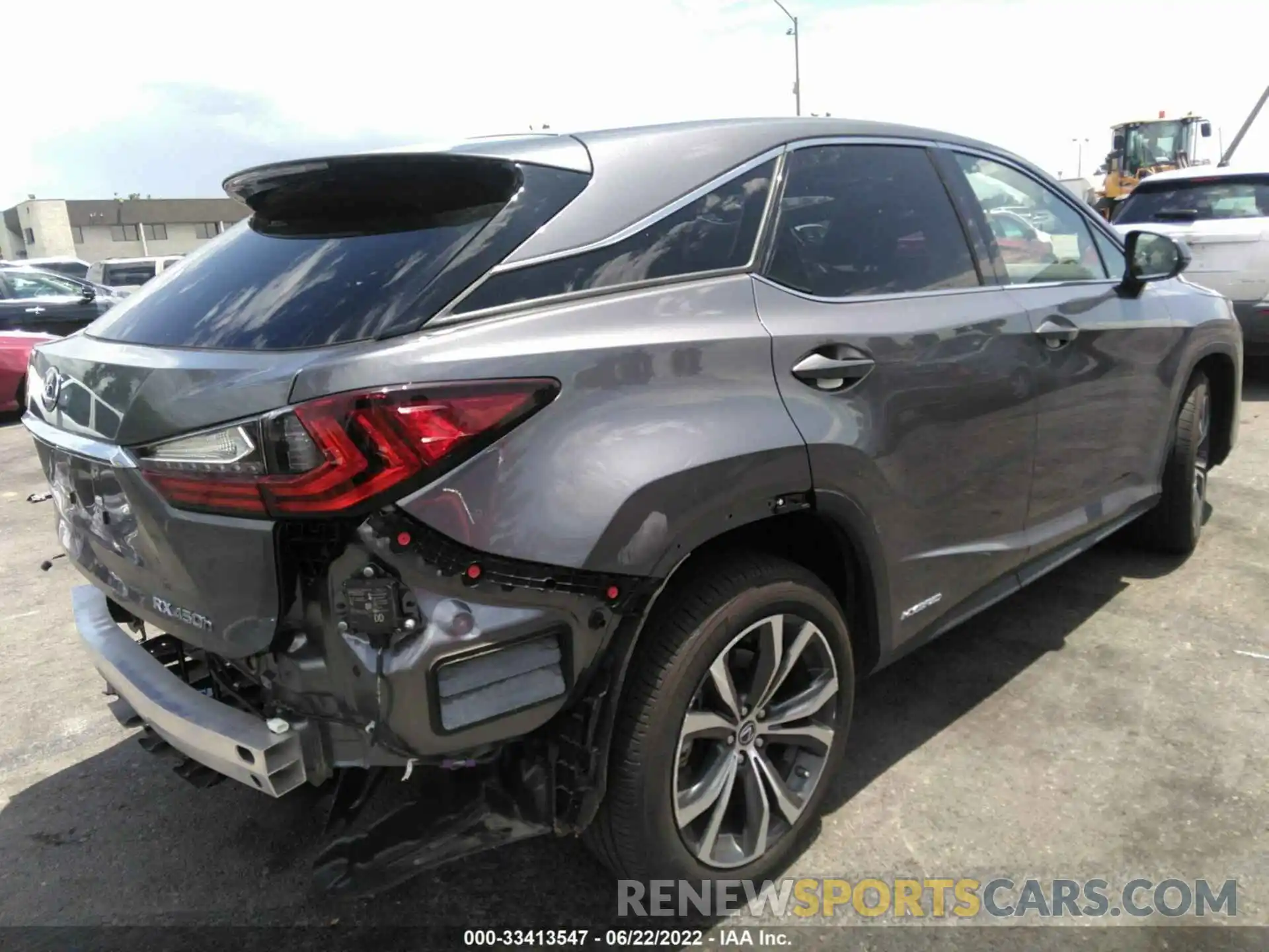 4 Photograph of a damaged car 2T2HGMDA2MC057350 LEXUS RX 2021