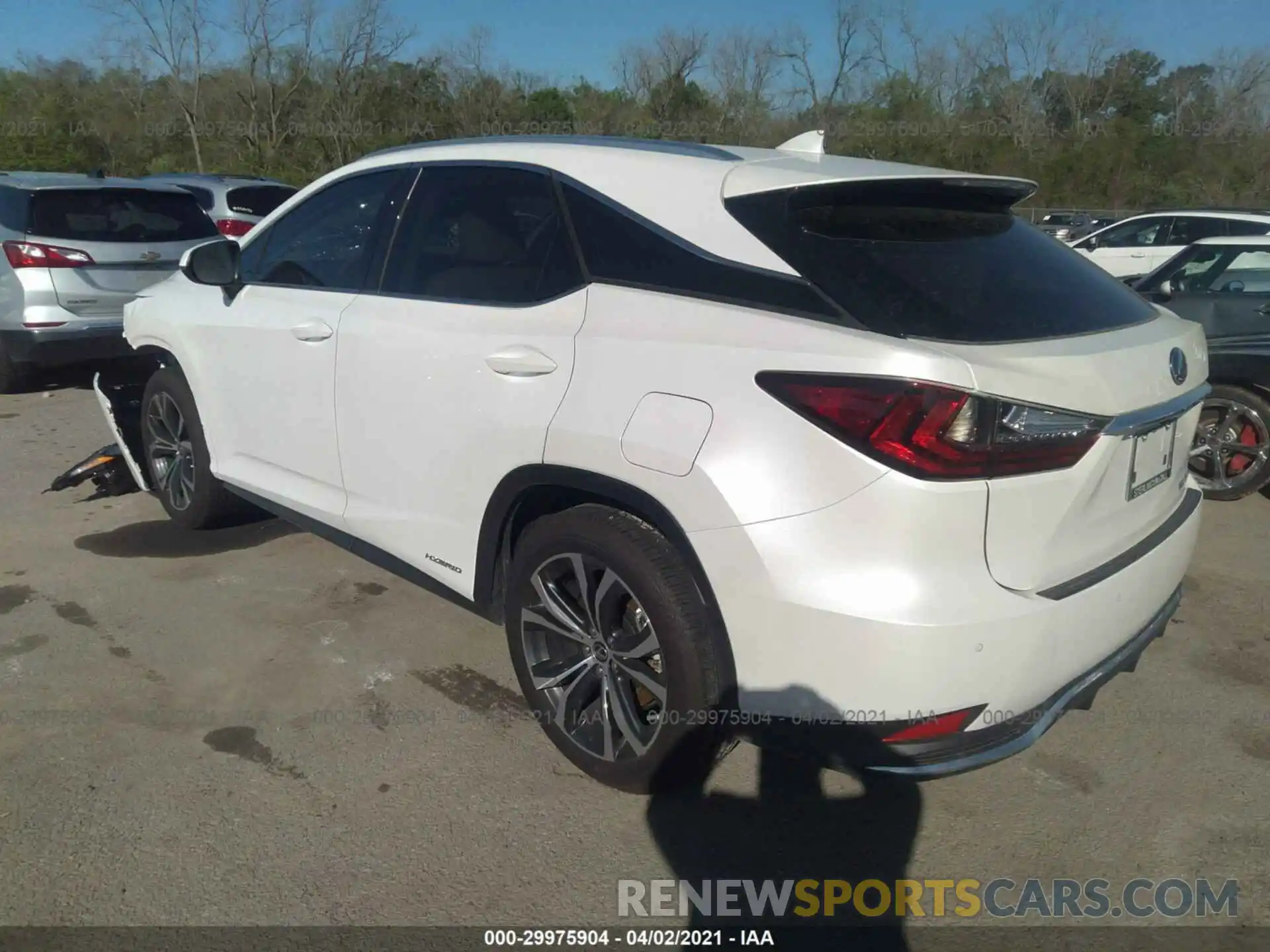 3 Photograph of a damaged car 2T2HGMDA2MC057381 LEXUS RX 2021