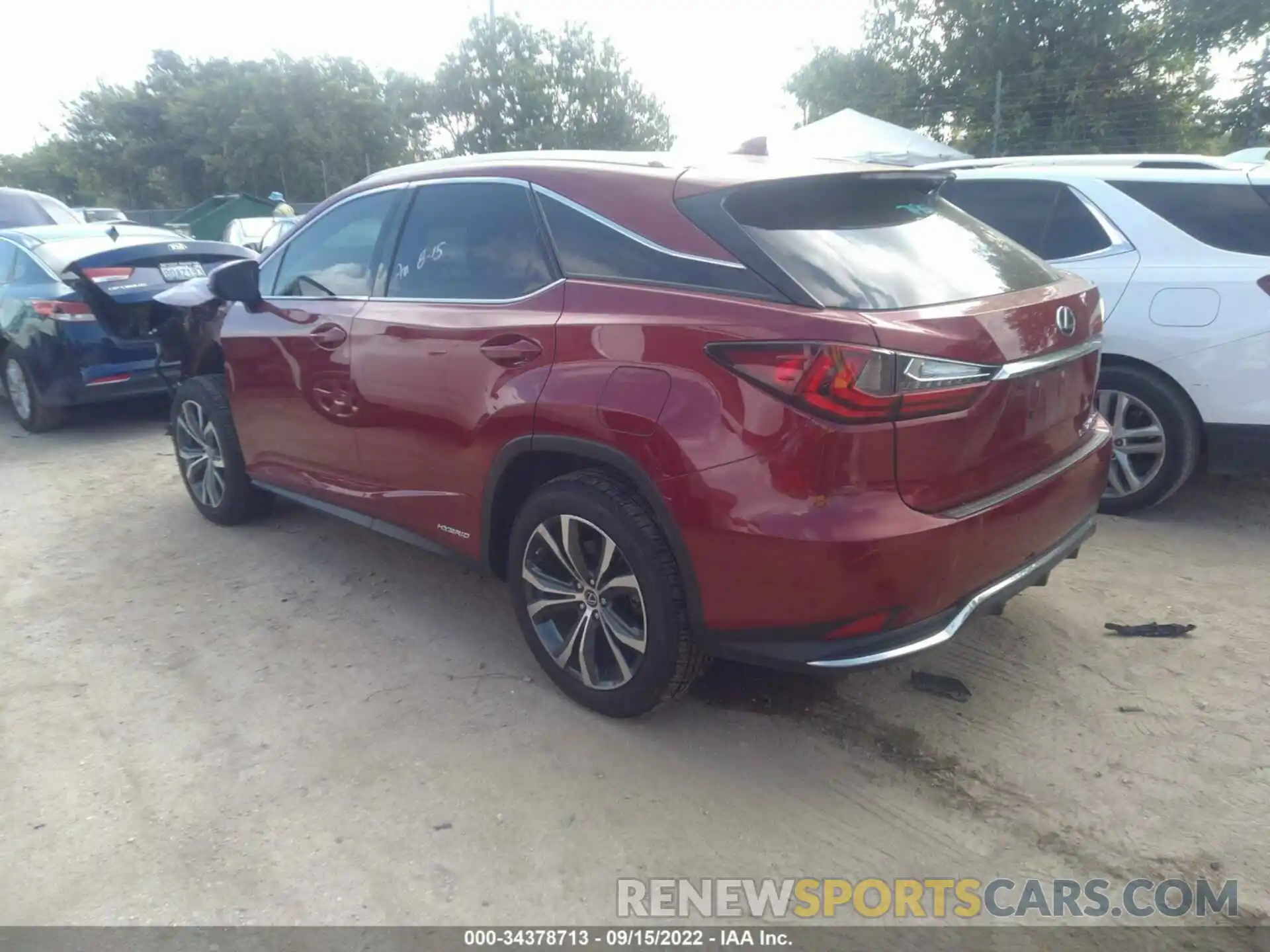 3 Photograph of a damaged car 2T2HGMDA2MC060796 LEXUS RX 2021