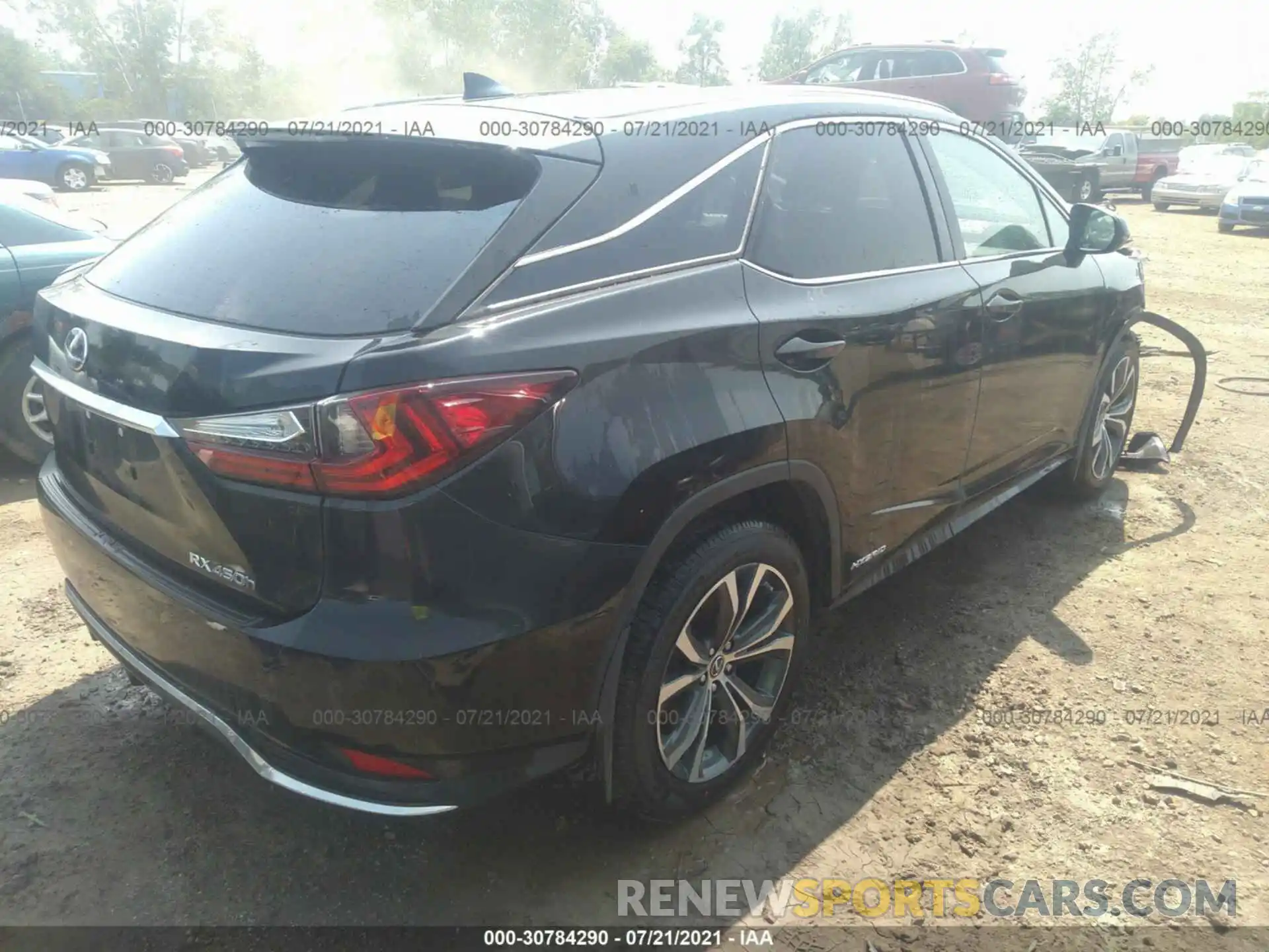 4 Фотография поврежденного автомобиля 2T2HGMDA2MC062354 LEXUS RX 2021