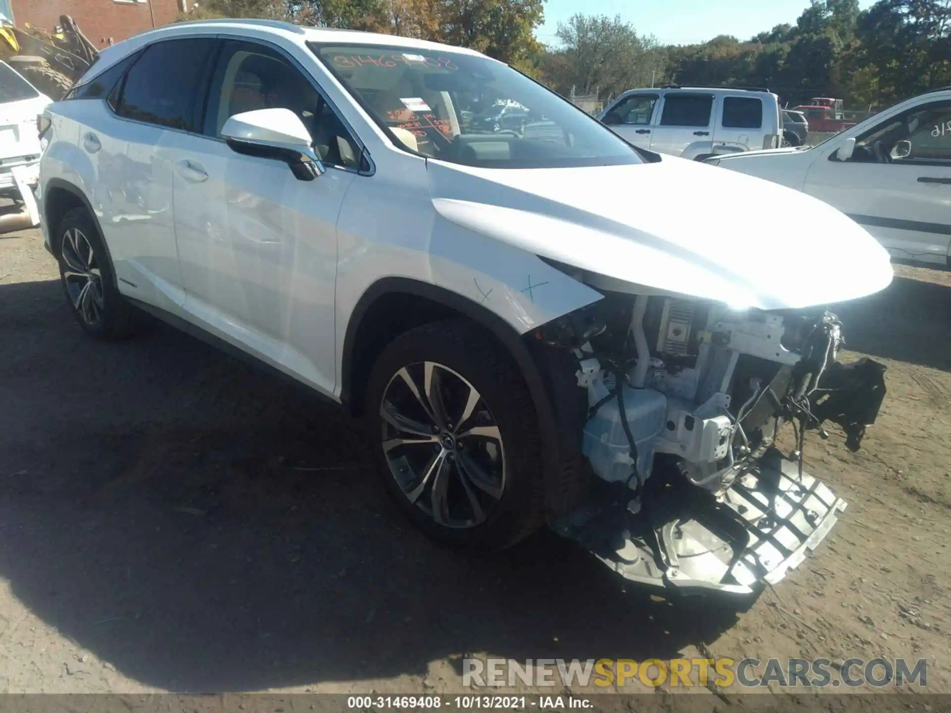 1 Photograph of a damaged car 2T2HGMDA3MC060306 LEXUS RX 2021