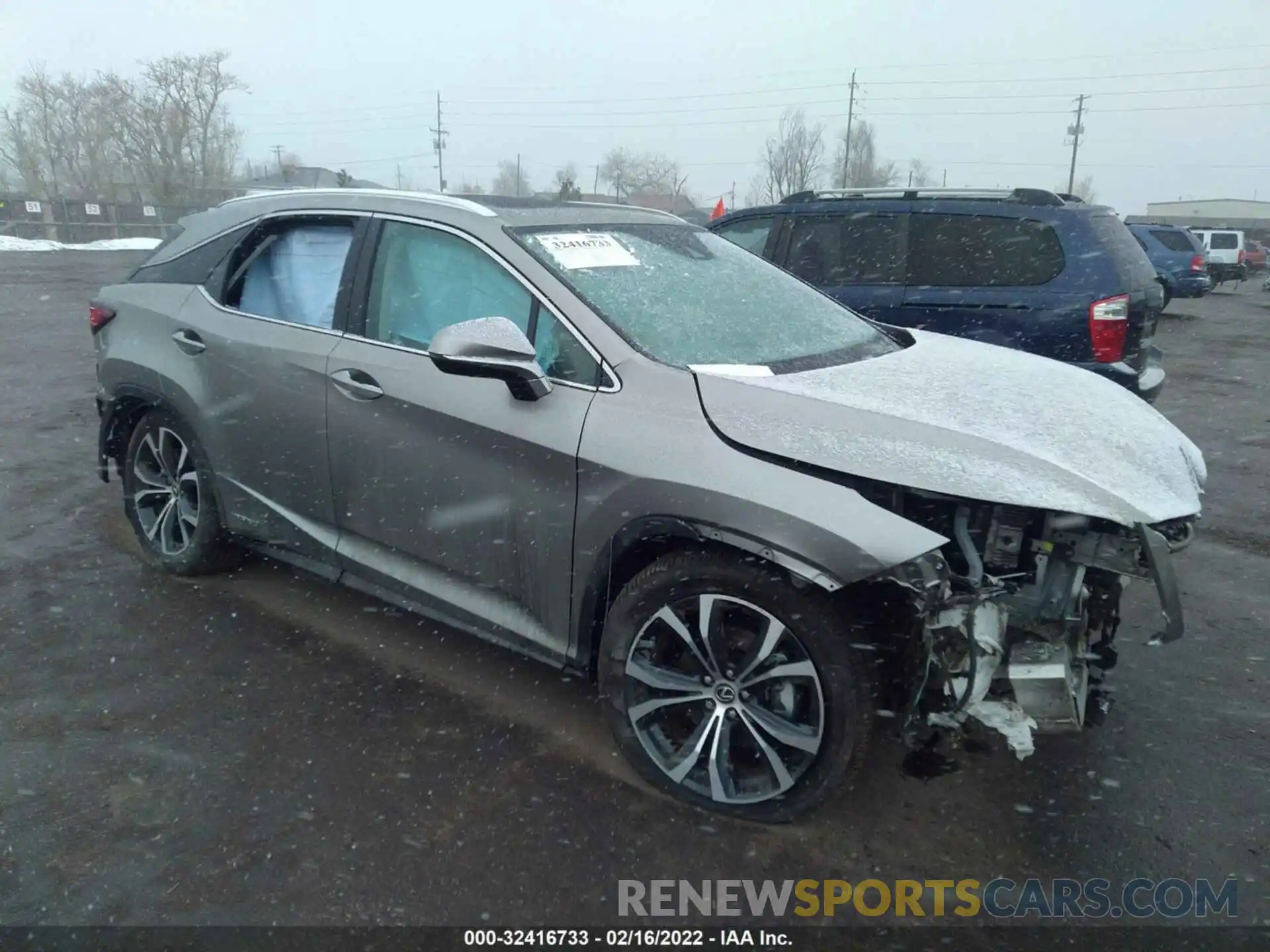 1 Photograph of a damaged car 2T2HGMDA3MC069751 LEXUS RX 2021