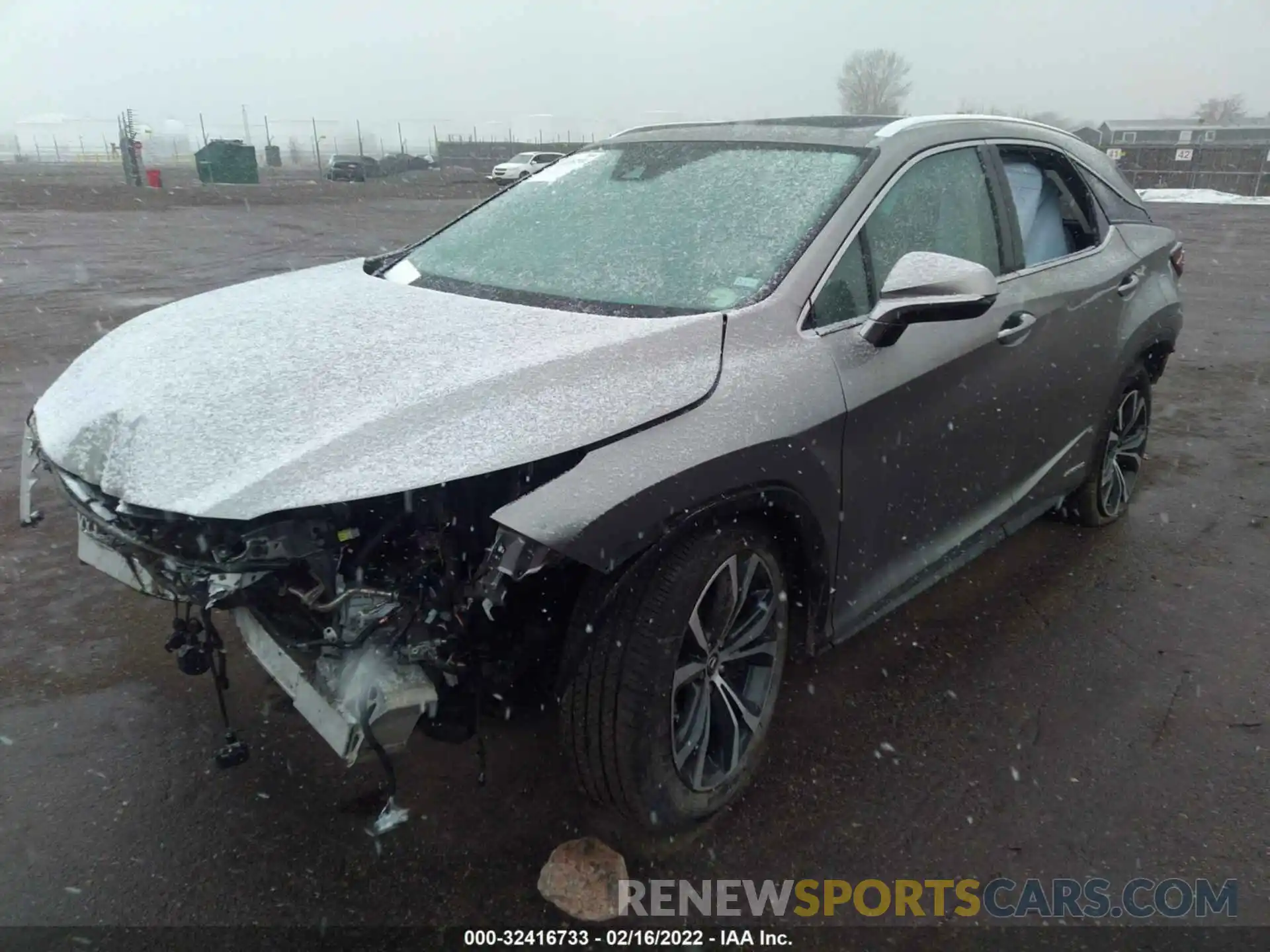 2 Photograph of a damaged car 2T2HGMDA3MC069751 LEXUS RX 2021