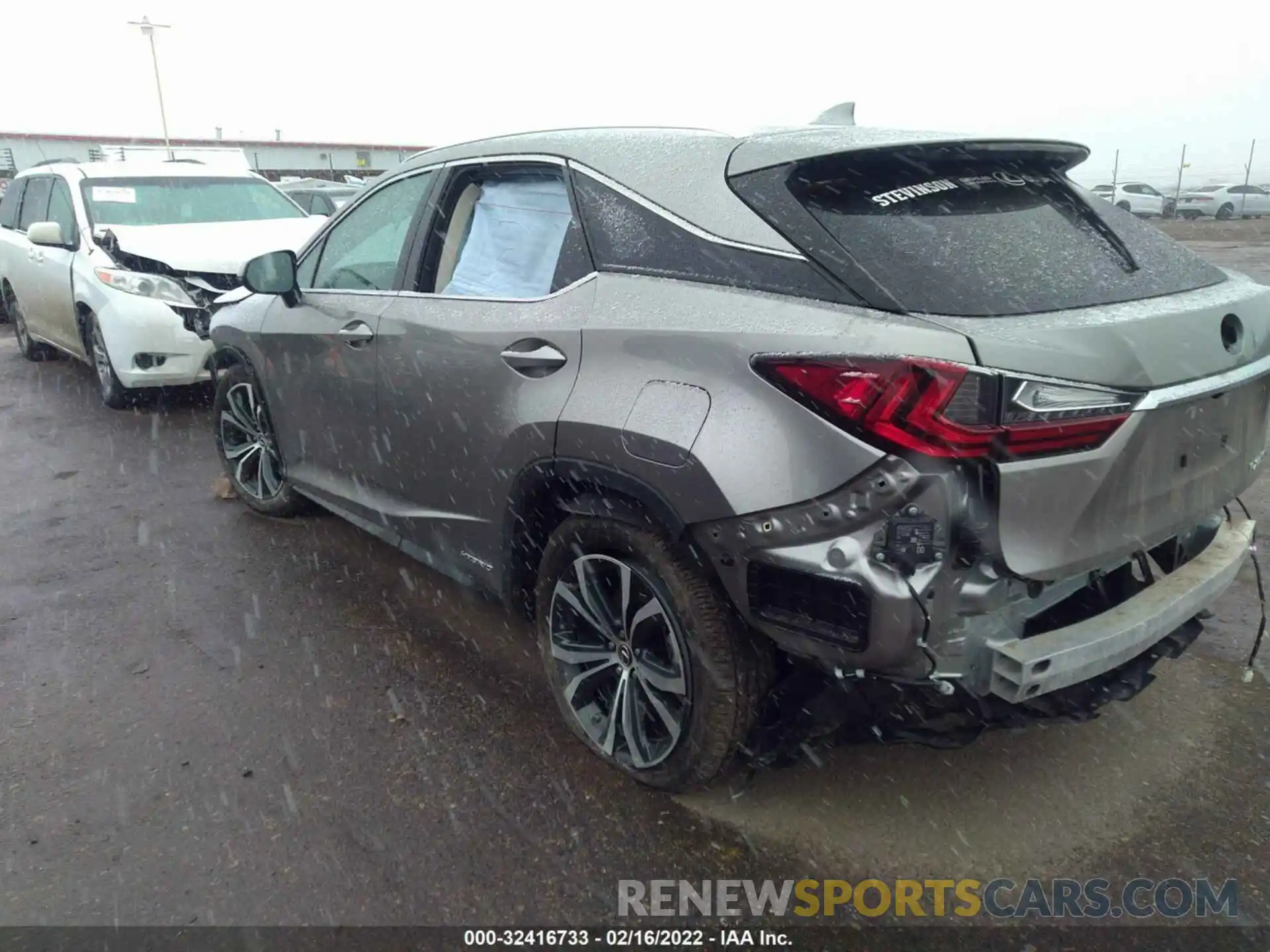 3 Photograph of a damaged car 2T2HGMDA3MC069751 LEXUS RX 2021