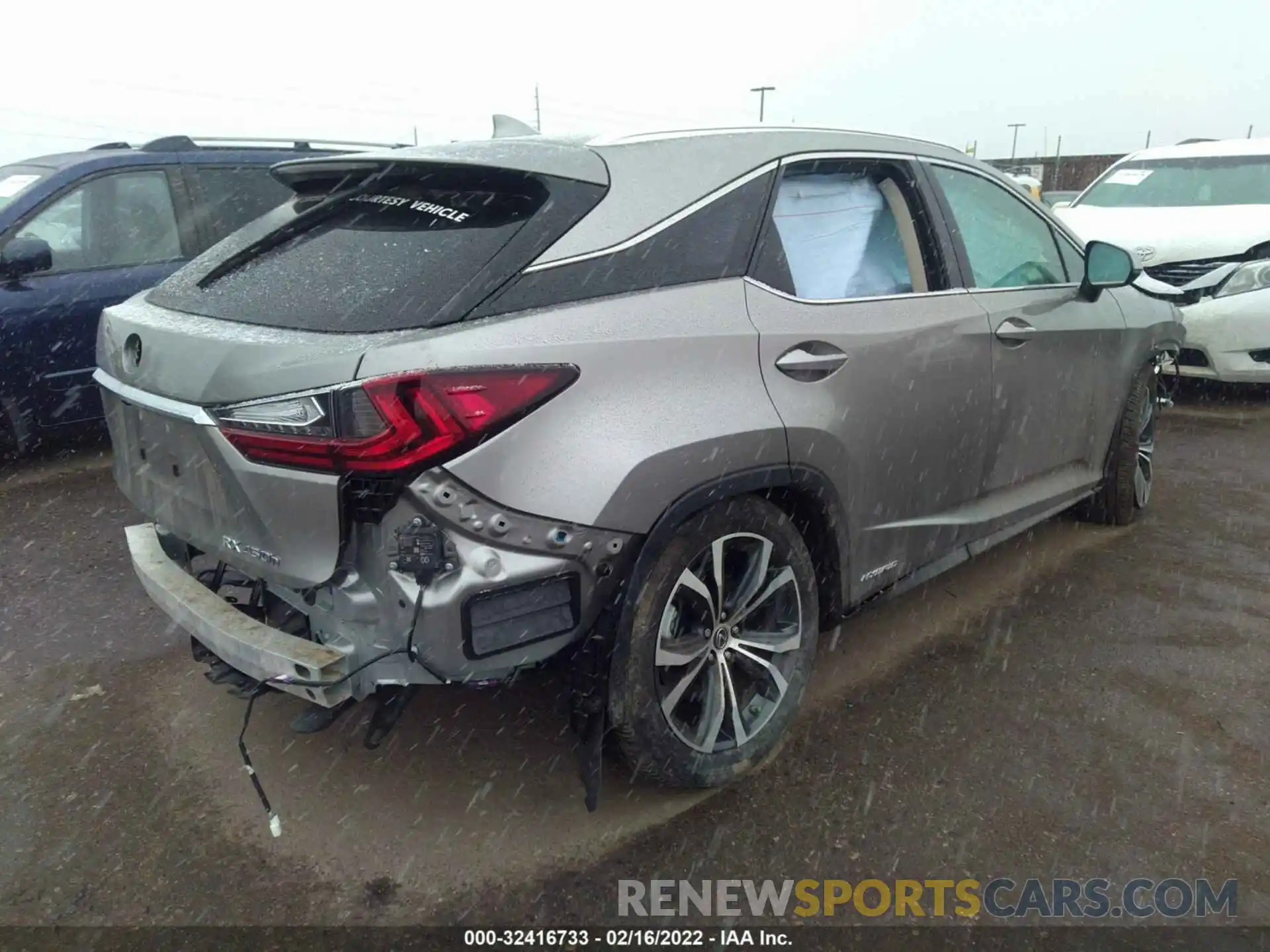 4 Фотография поврежденного автомобиля 2T2HGMDA3MC069751 LEXUS RX 2021