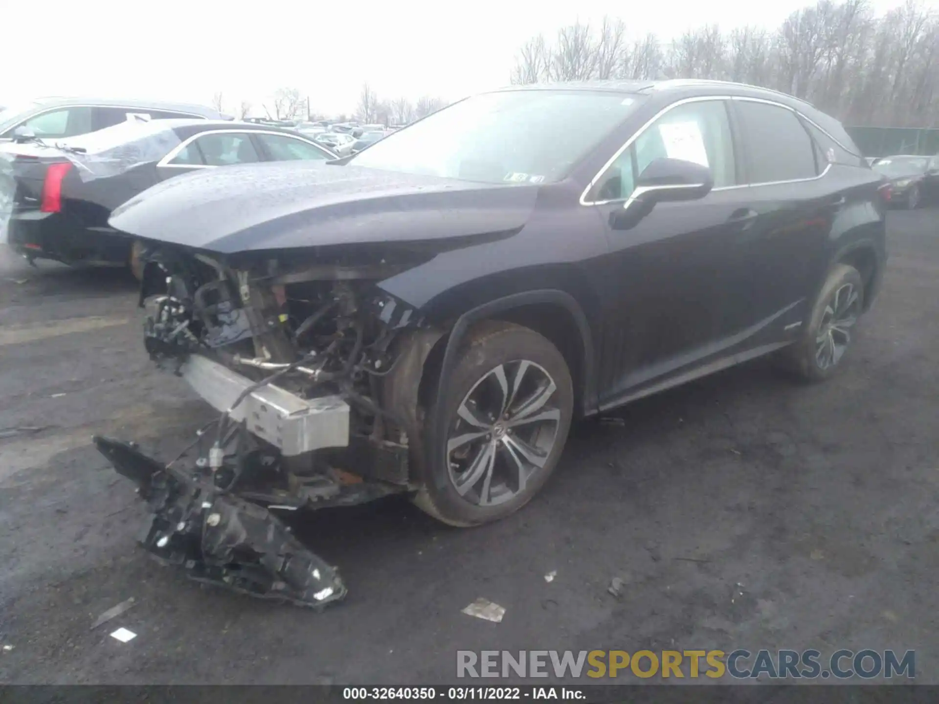 2 Фотография поврежденного автомобиля 2T2HGMDA4MC061920 LEXUS RX 2021