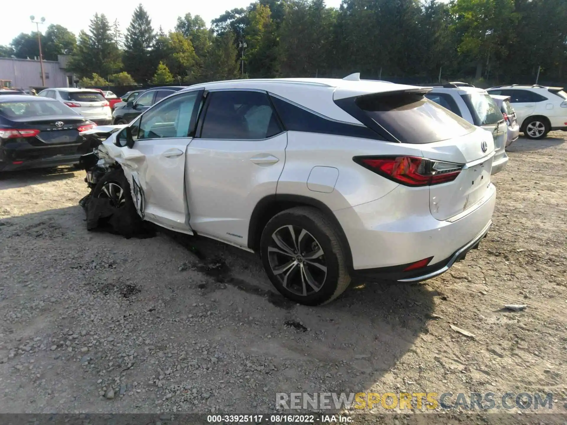 3 Photograph of a damaged car 2T2HGMDA4MC070343 LEXUS RX 2021