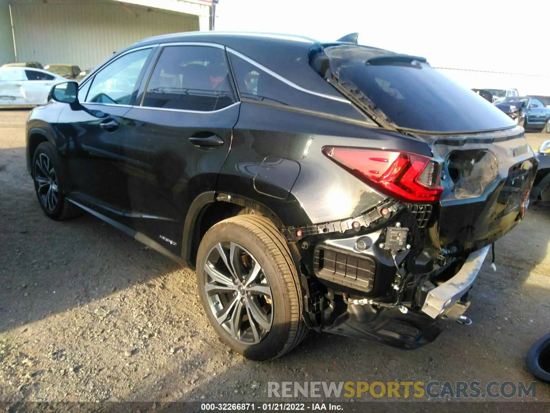 3 Фотография поврежденного автомобиля 2T2HGMDA7MC063645 LEXUS RX 2021