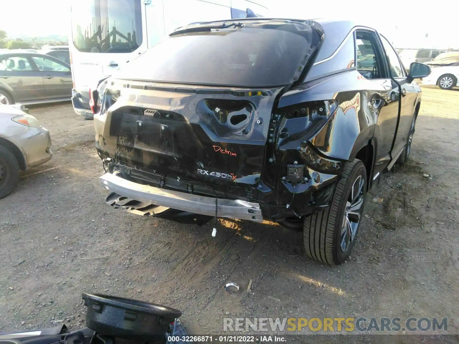 6 Photograph of a damaged car 2T2HGMDA7MC063645 LEXUS RX 2021