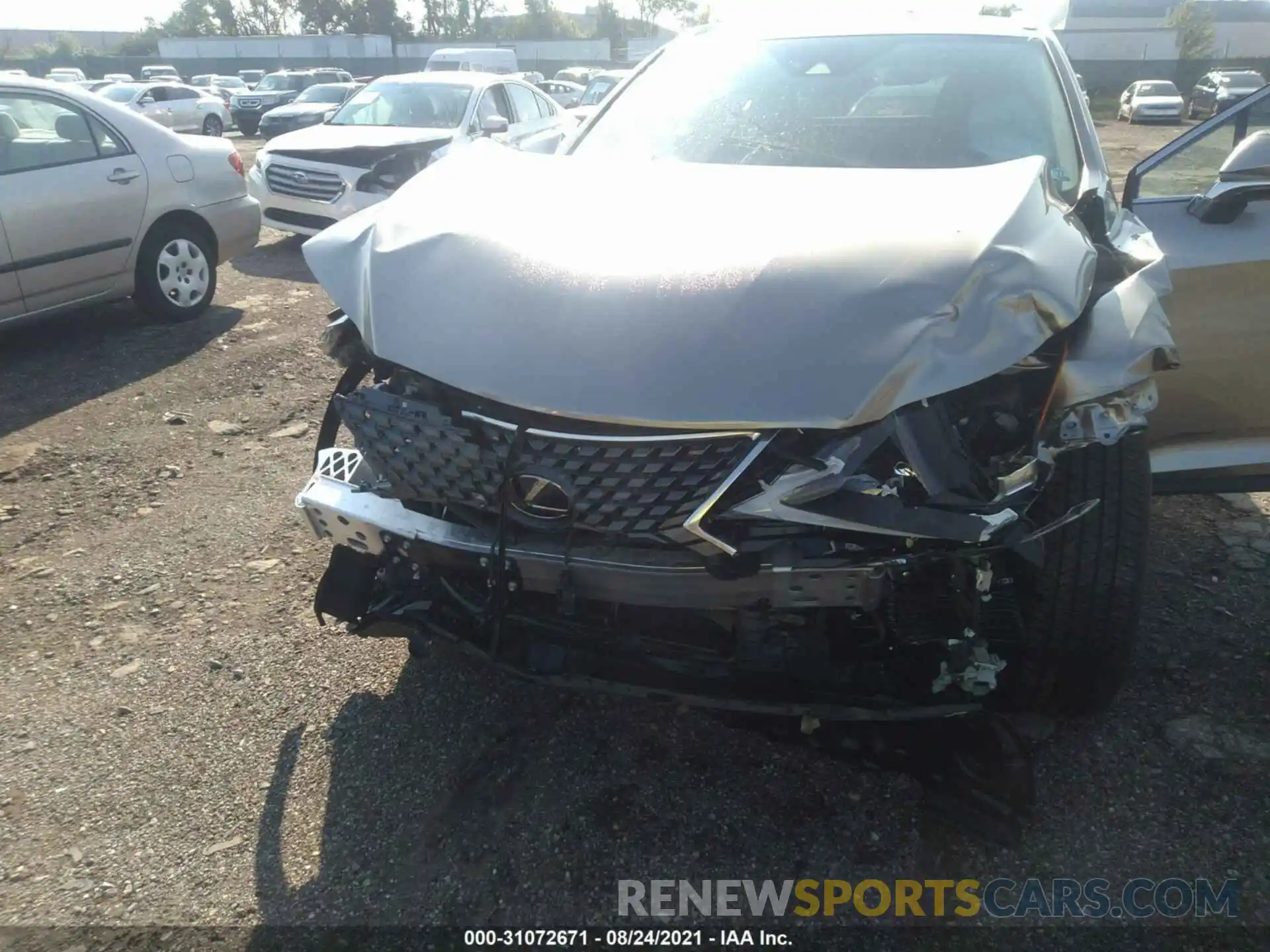 6 Photograph of a damaged car 2T2HGMDA7MC068456 LEXUS RX 2021