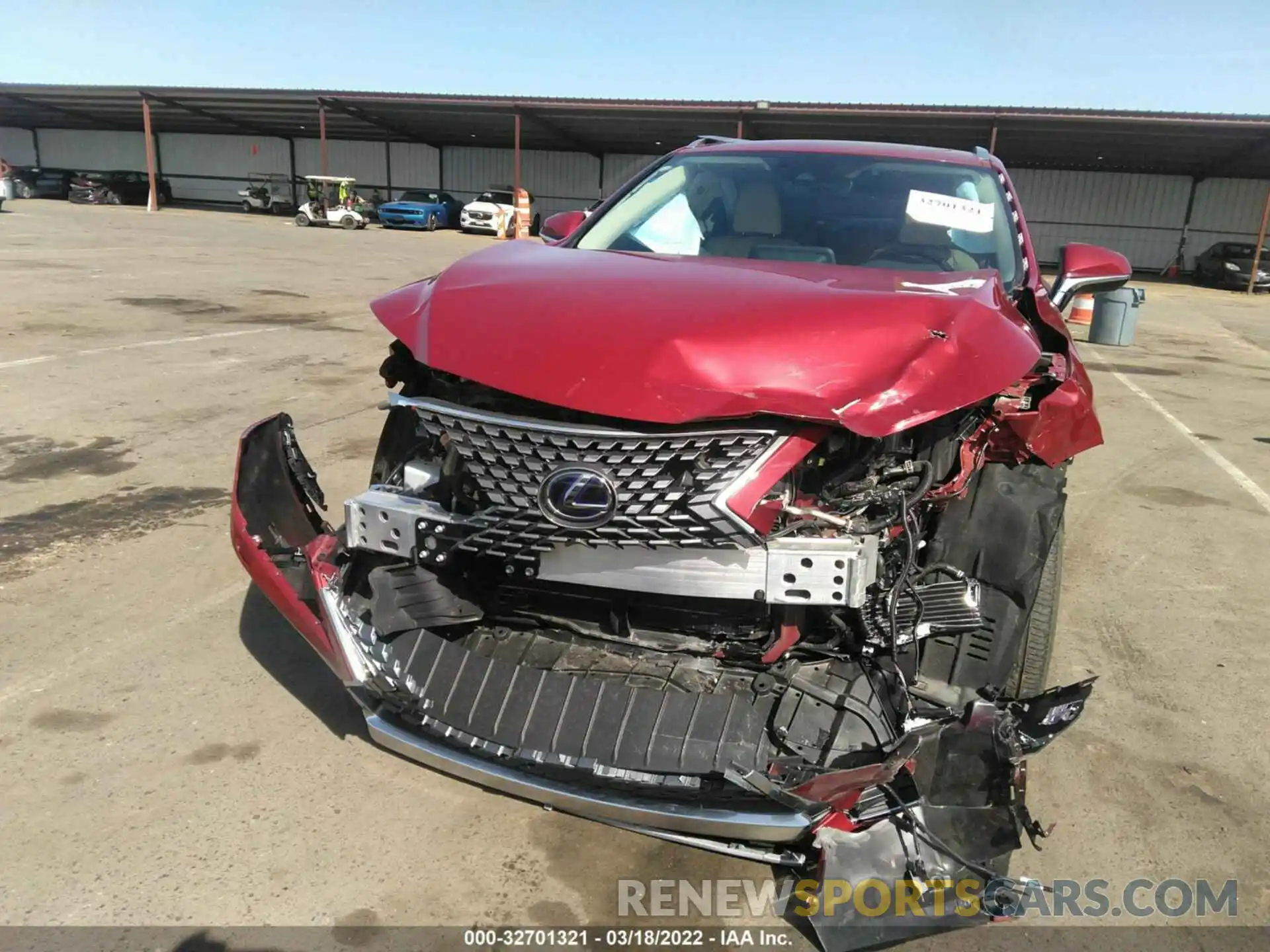 6 Photograph of a damaged car 2T2HGMDA8MC064111 LEXUS RX 2021