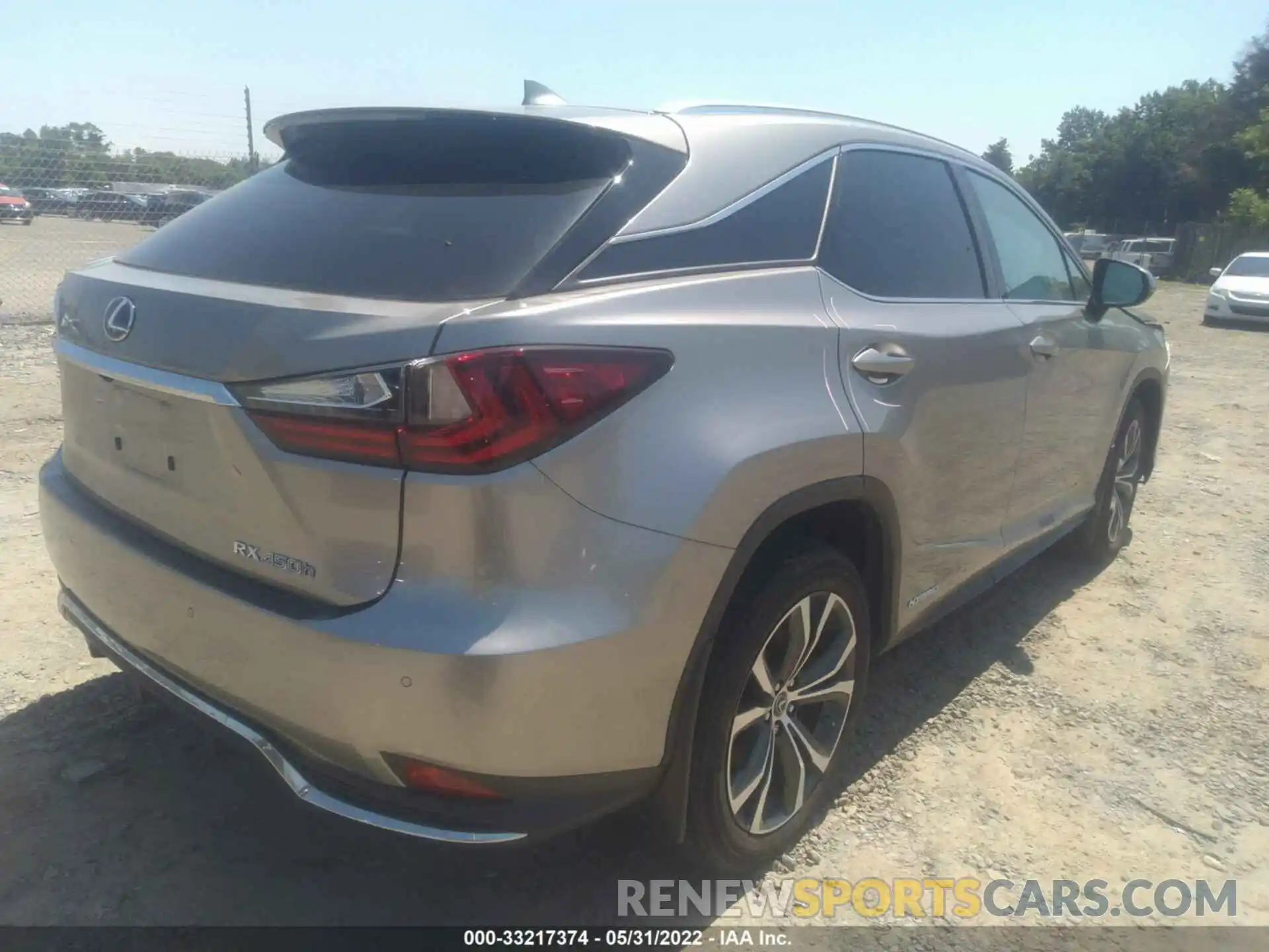 4 Photograph of a damaged car 2T2HGMDAXMC062201 LEXUS RX 2021