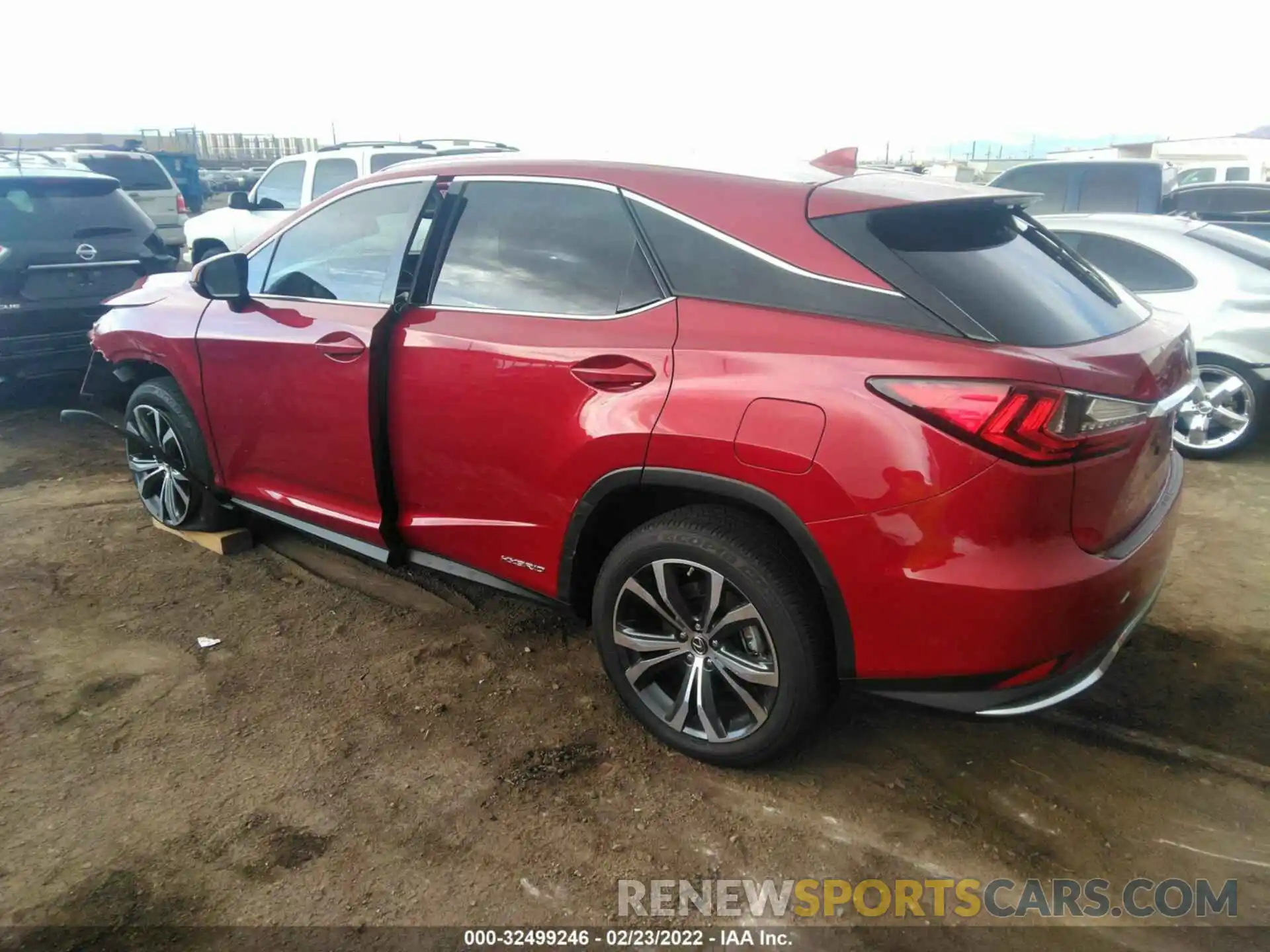 3 Photograph of a damaged car 2T2HGMDAXMC067785 LEXUS RX 2021