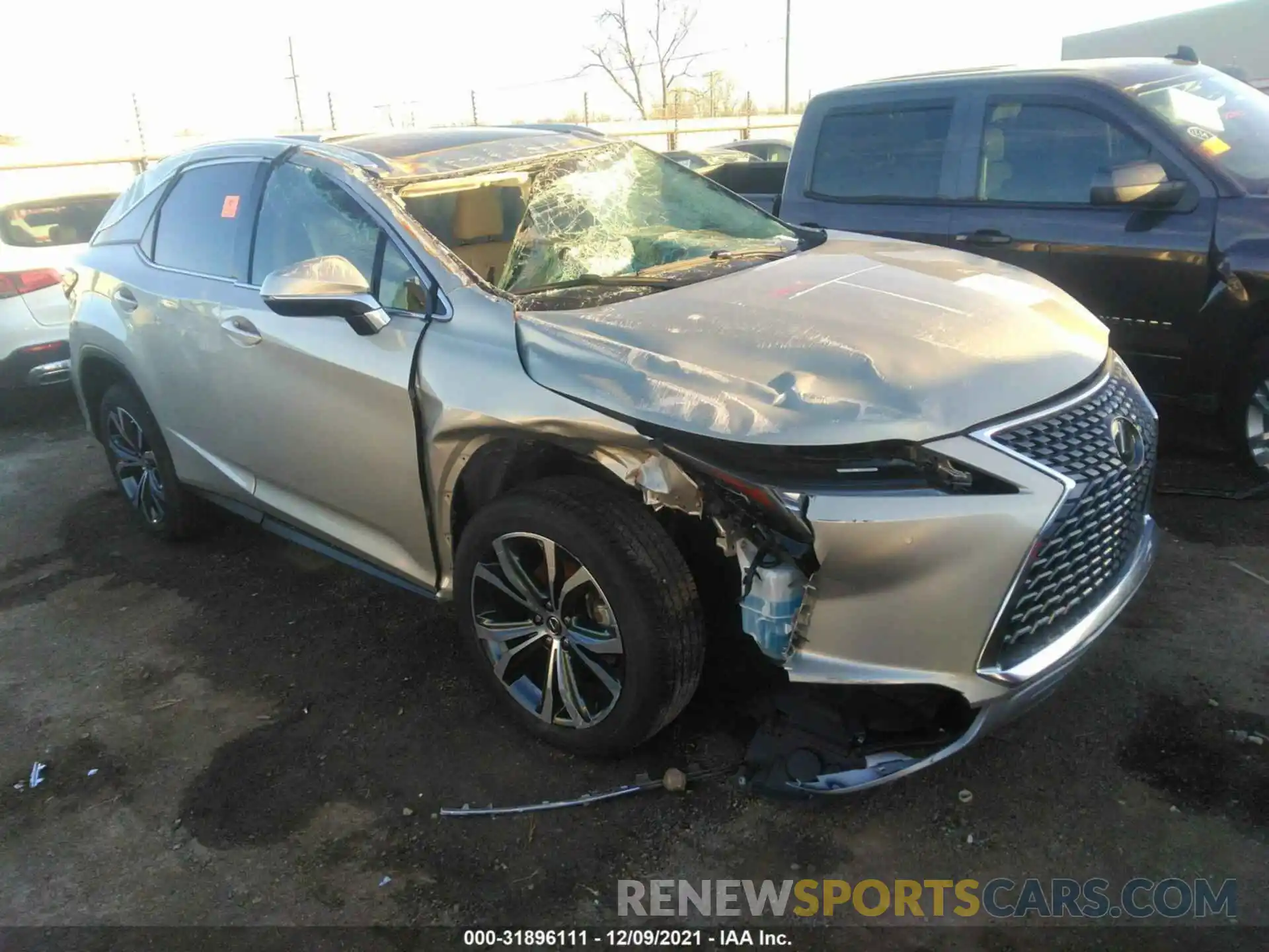 1 Photograph of a damaged car 2T2HZMAA0MC198285 LEXUS RX 2021