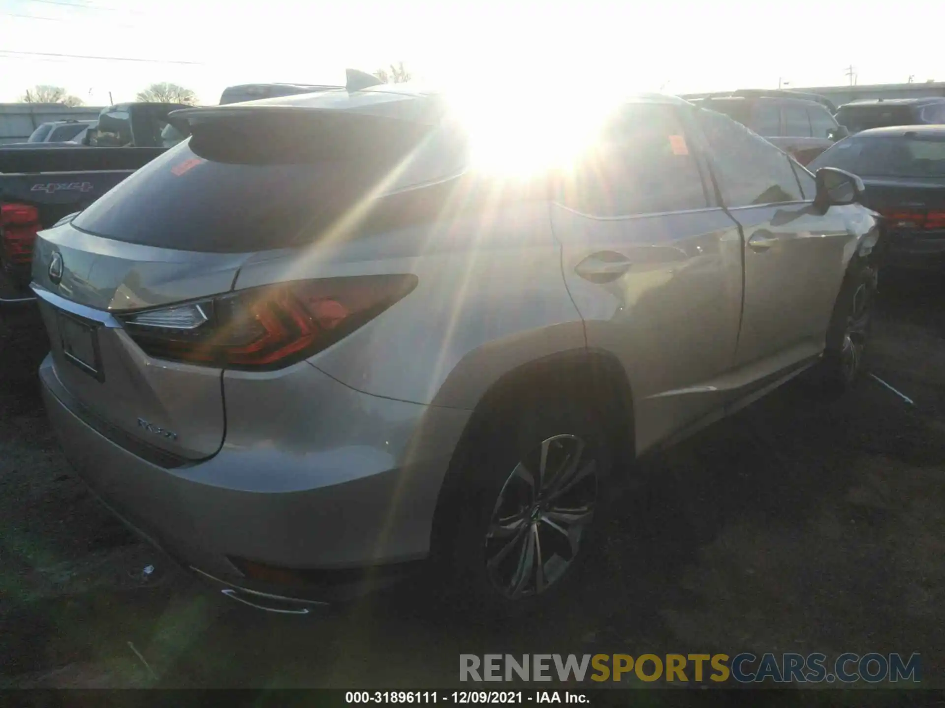 4 Photograph of a damaged car 2T2HZMAA0MC198285 LEXUS RX 2021