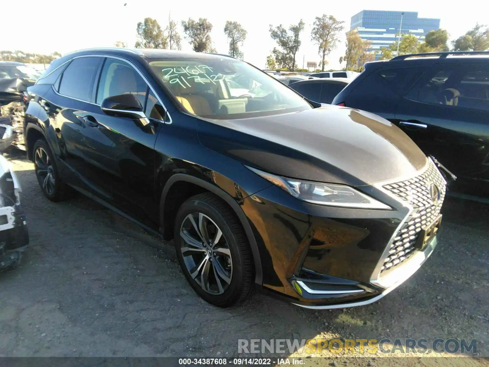 1 Photograph of a damaged car 2T2HZMAA0MC203498 LEXUS RX 2021