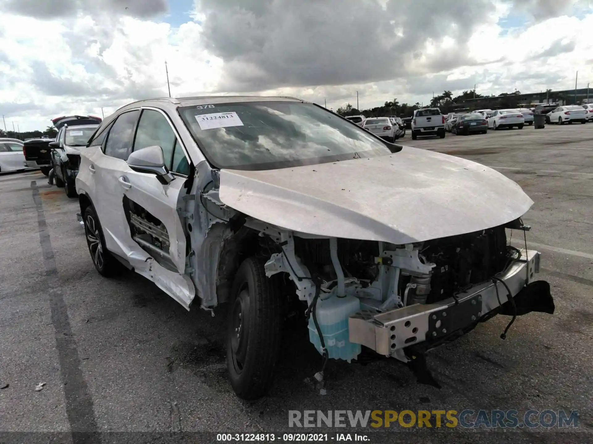 1 Photograph of a damaged car 2T2HZMAA0MC207471 LEXUS RX 2021