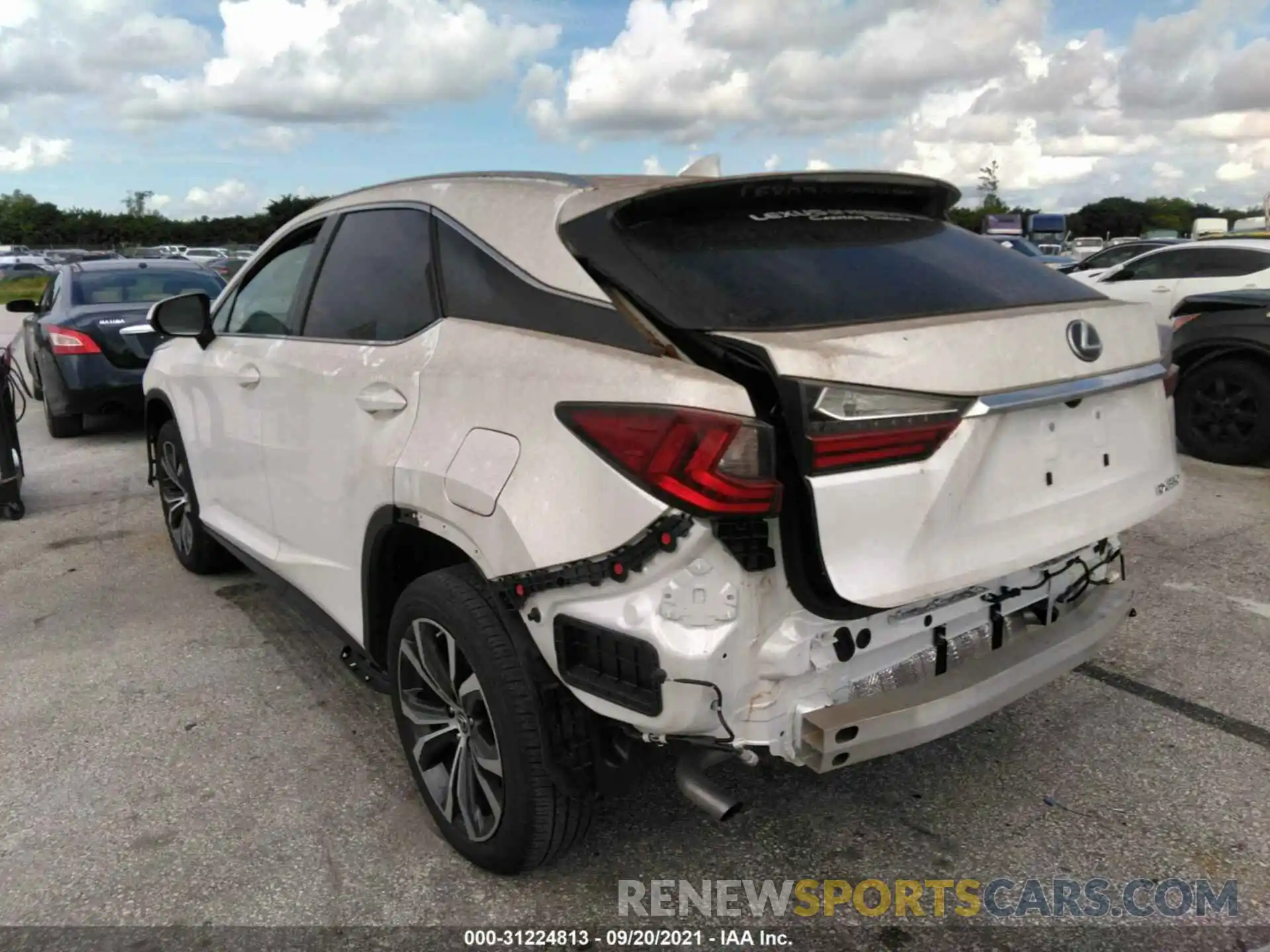 3 Photograph of a damaged car 2T2HZMAA0MC207471 LEXUS RX 2021