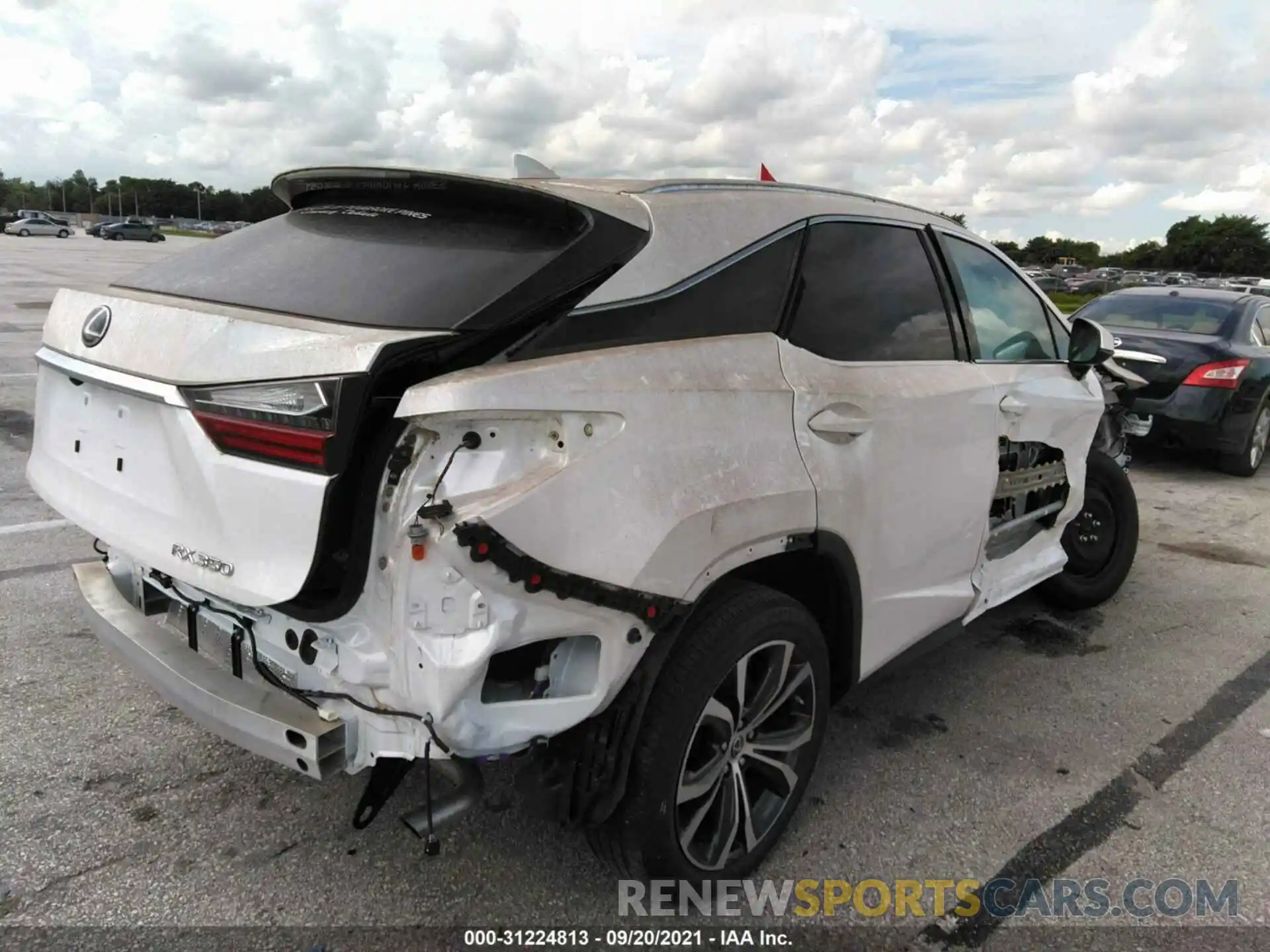 4 Photograph of a damaged car 2T2HZMAA0MC207471 LEXUS RX 2021