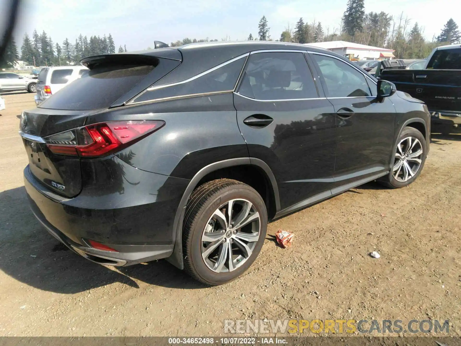 4 Фотография поврежденного автомобиля 2T2HZMAA0MC214730 LEXUS RX 2021