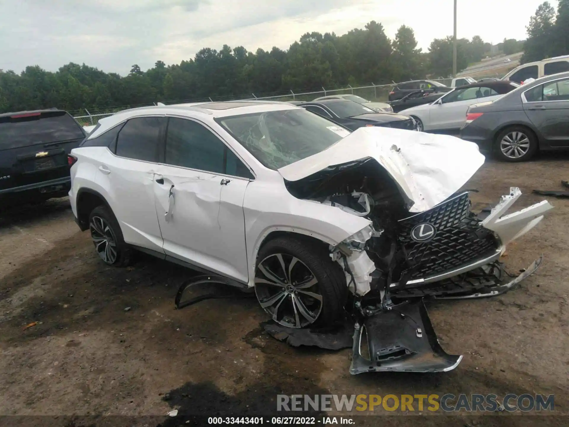 1 Photograph of a damaged car 2T2HZMAA1MC182810 LEXUS RX 2021