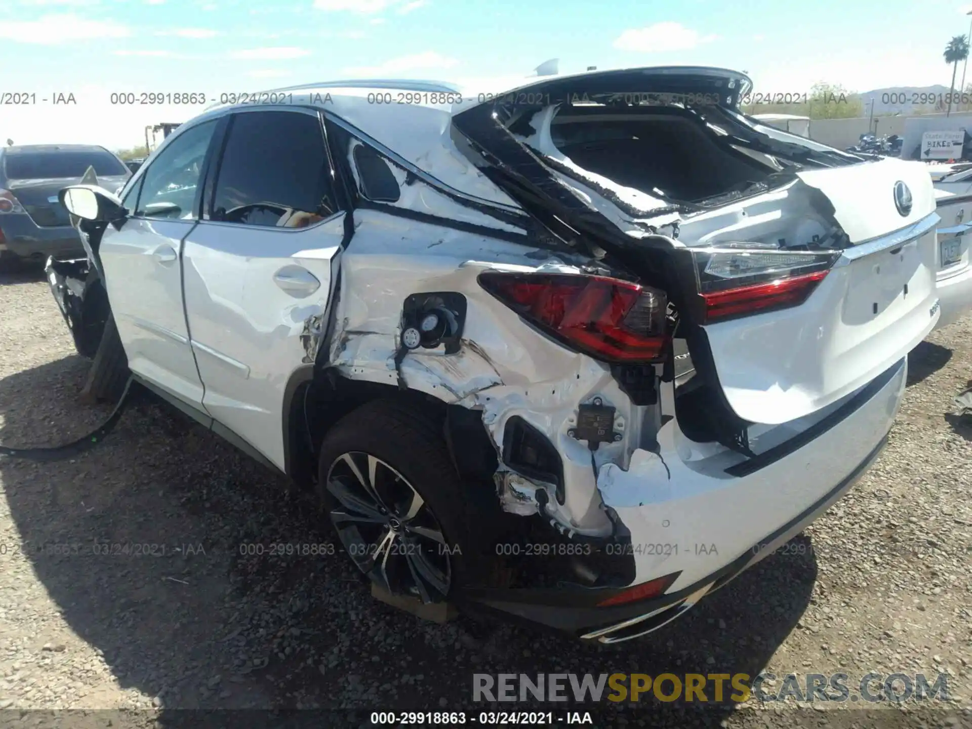 3 Photograph of a damaged car 2T2HZMAA1MC183309 LEXUS RX 2021