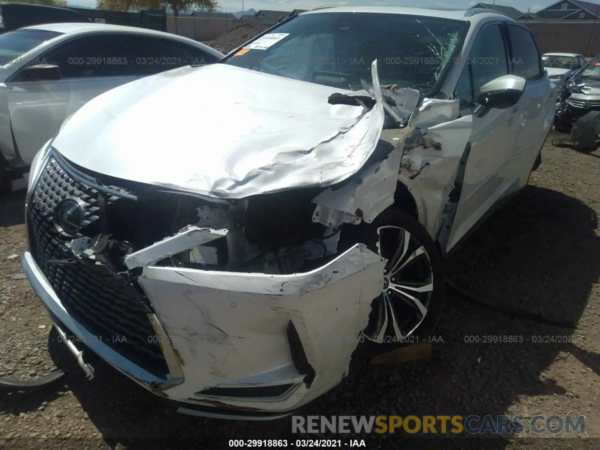 6 Photograph of a damaged car 2T2HZMAA1MC183309 LEXUS RX 2021