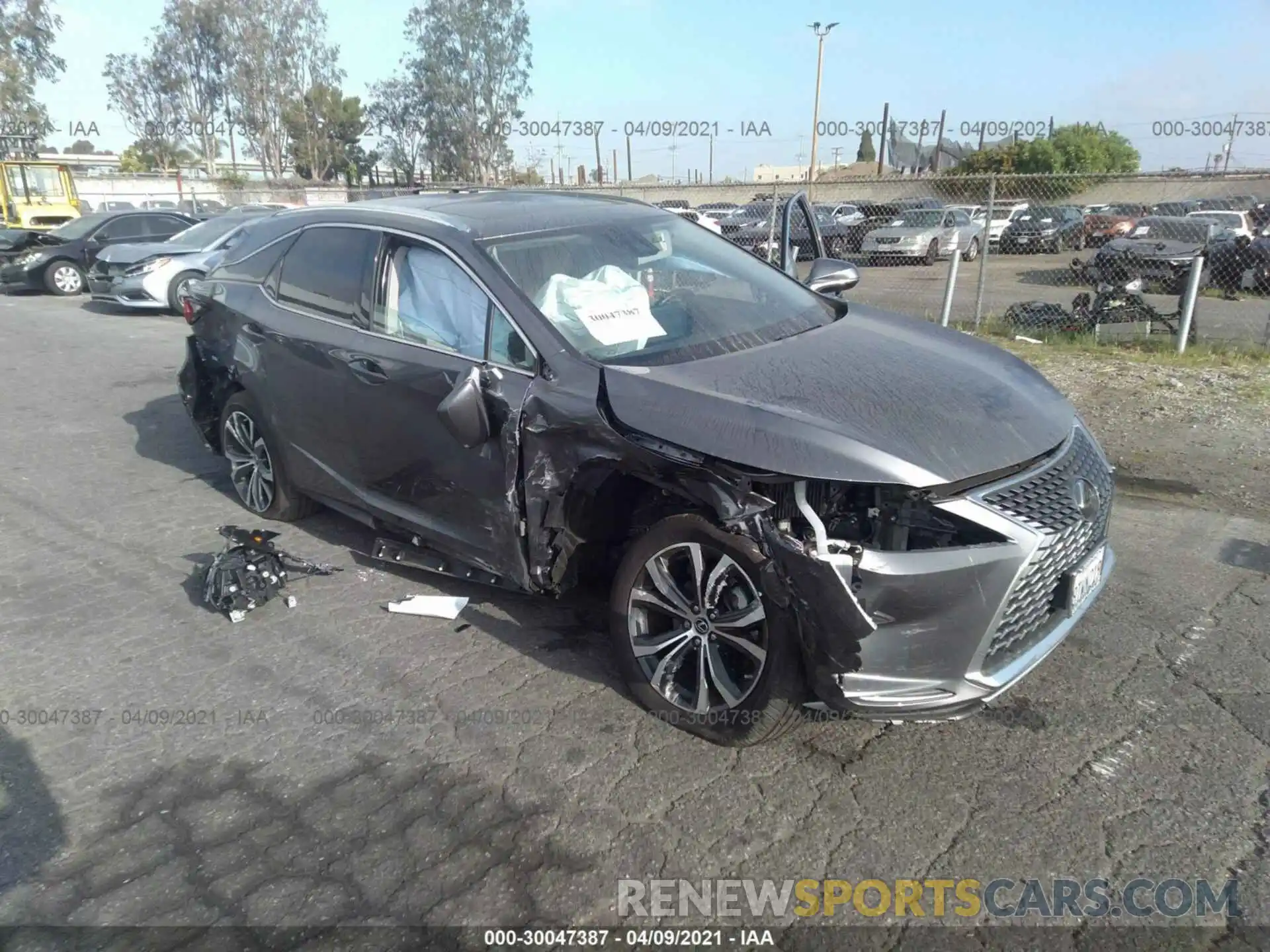 6 Photograph of a damaged car 2T2HZMAA1MC183617 LEXUS RX 2021