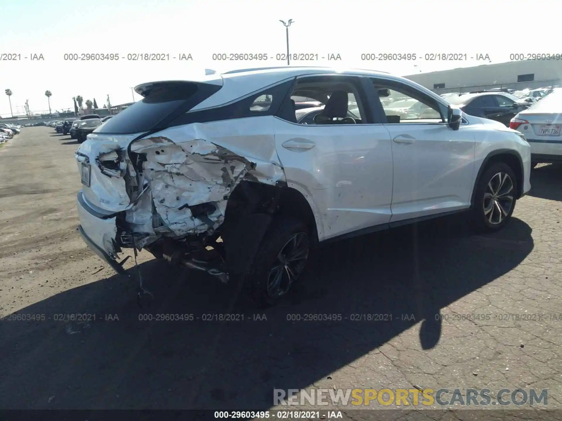 4 Photograph of a damaged car 2T2HZMAA3MC186521 LEXUS RX 2021