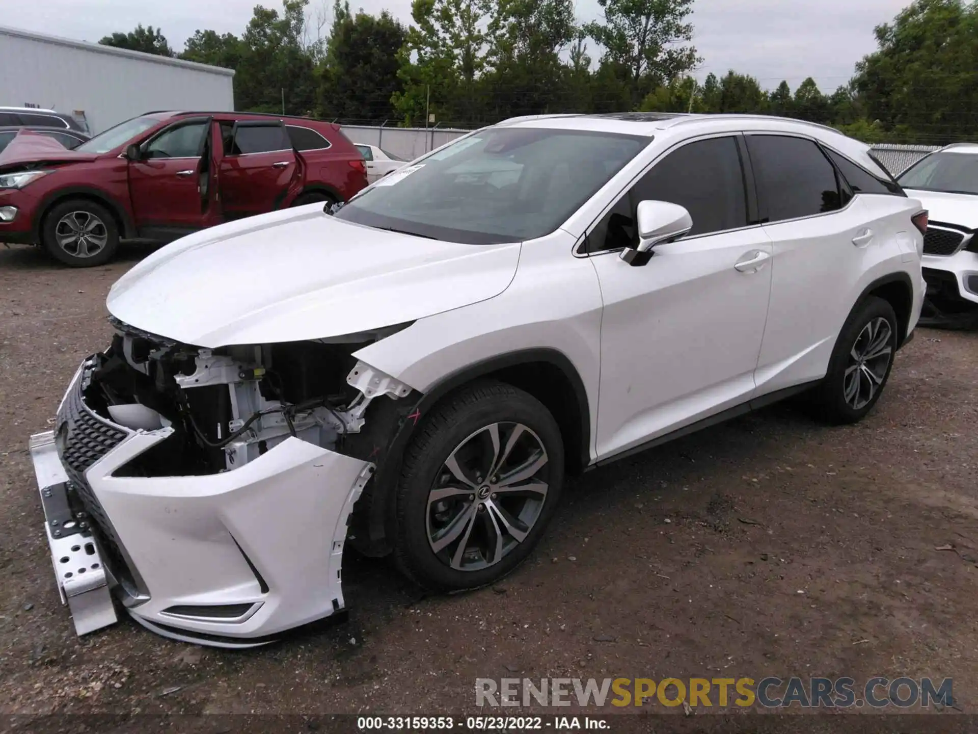 2 Photograph of a damaged car 2T2HZMAA3MC189175 LEXUS RX 2021