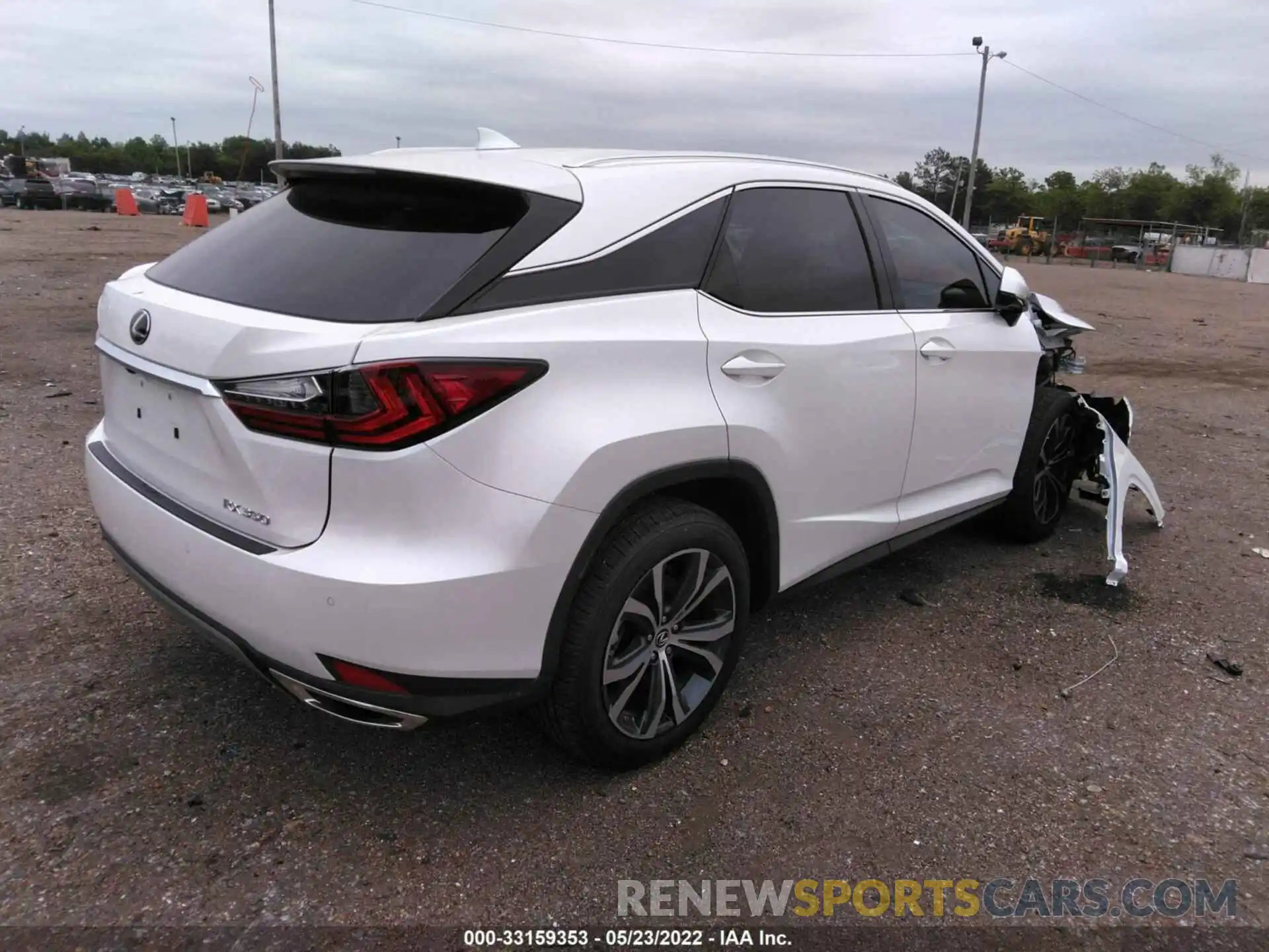 4 Photograph of a damaged car 2T2HZMAA3MC189175 LEXUS RX 2021