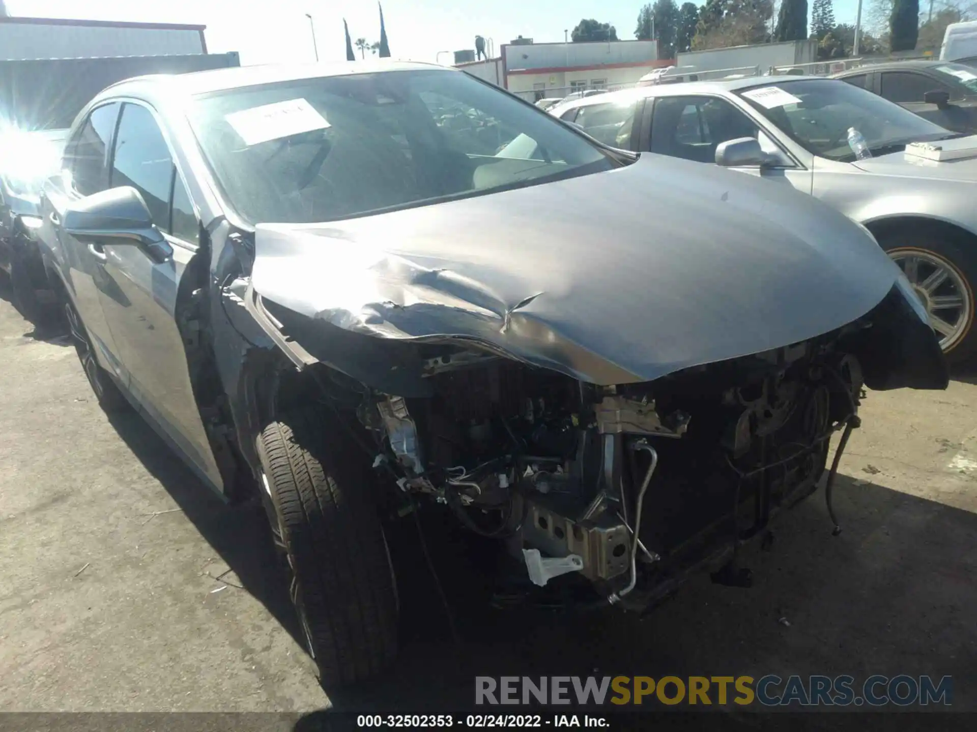 1 Photograph of a damaged car 2T2HZMAA4MC201625 LEXUS RX 2021